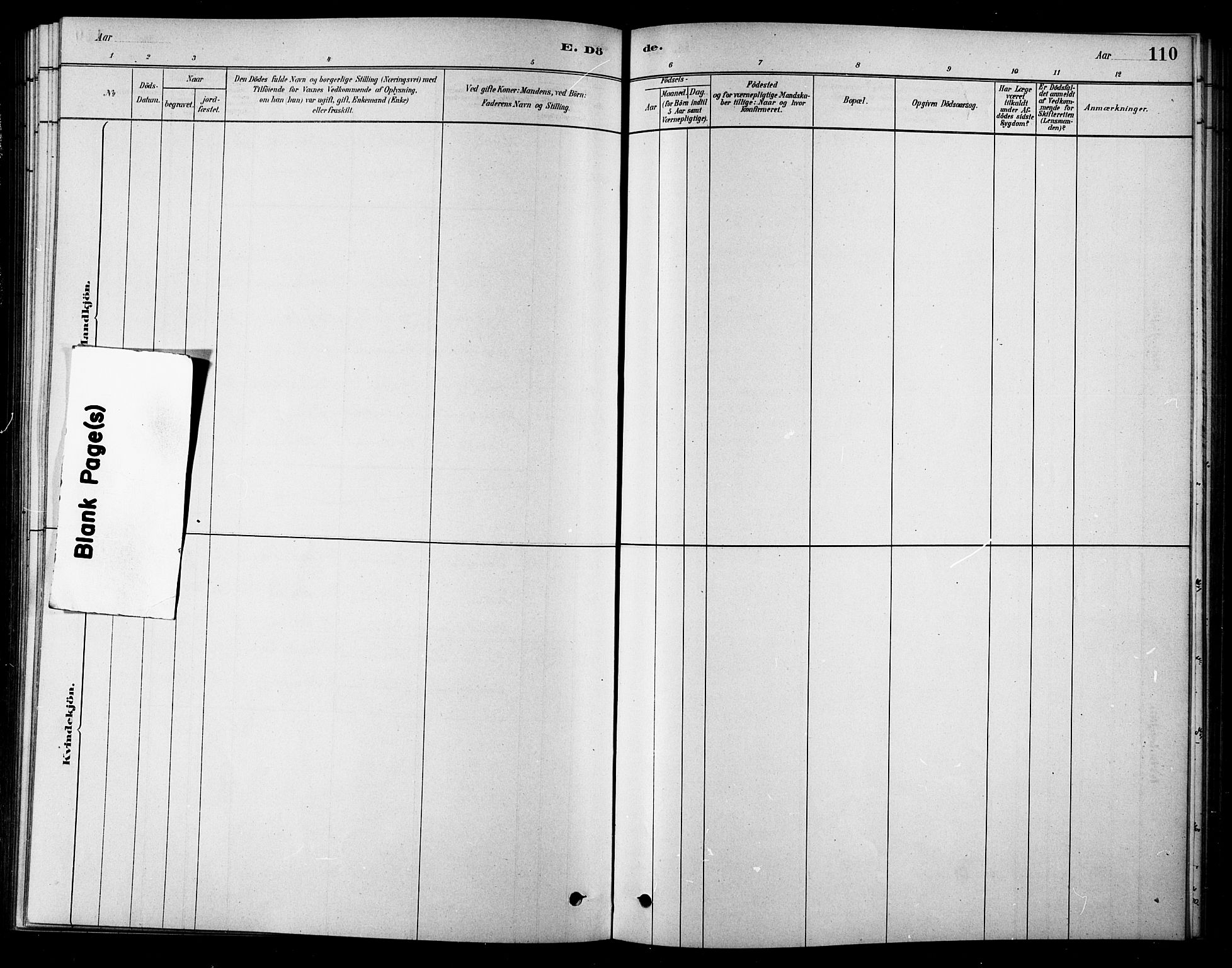 Ministerialprotokoller, klokkerbøker og fødselsregistre - Sør-Trøndelag, AV/SAT-A-1456/685/L0972: Parish register (official) no. 685A09, 1879-1890, p. 110