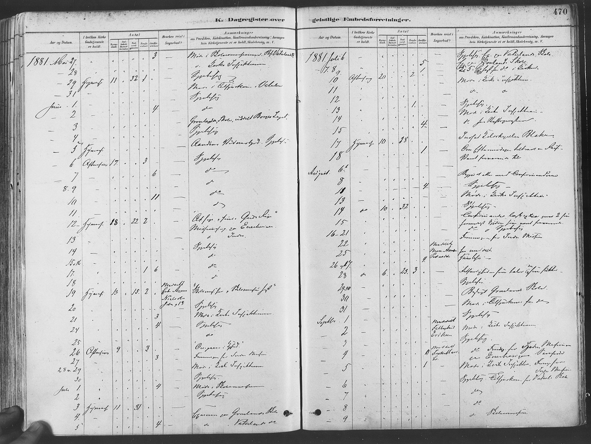 Grønland prestekontor Kirkebøker, AV/SAO-A-10848/F/Fa/L0007: Parish register (official) no. 7, 1878-1888, p. 470