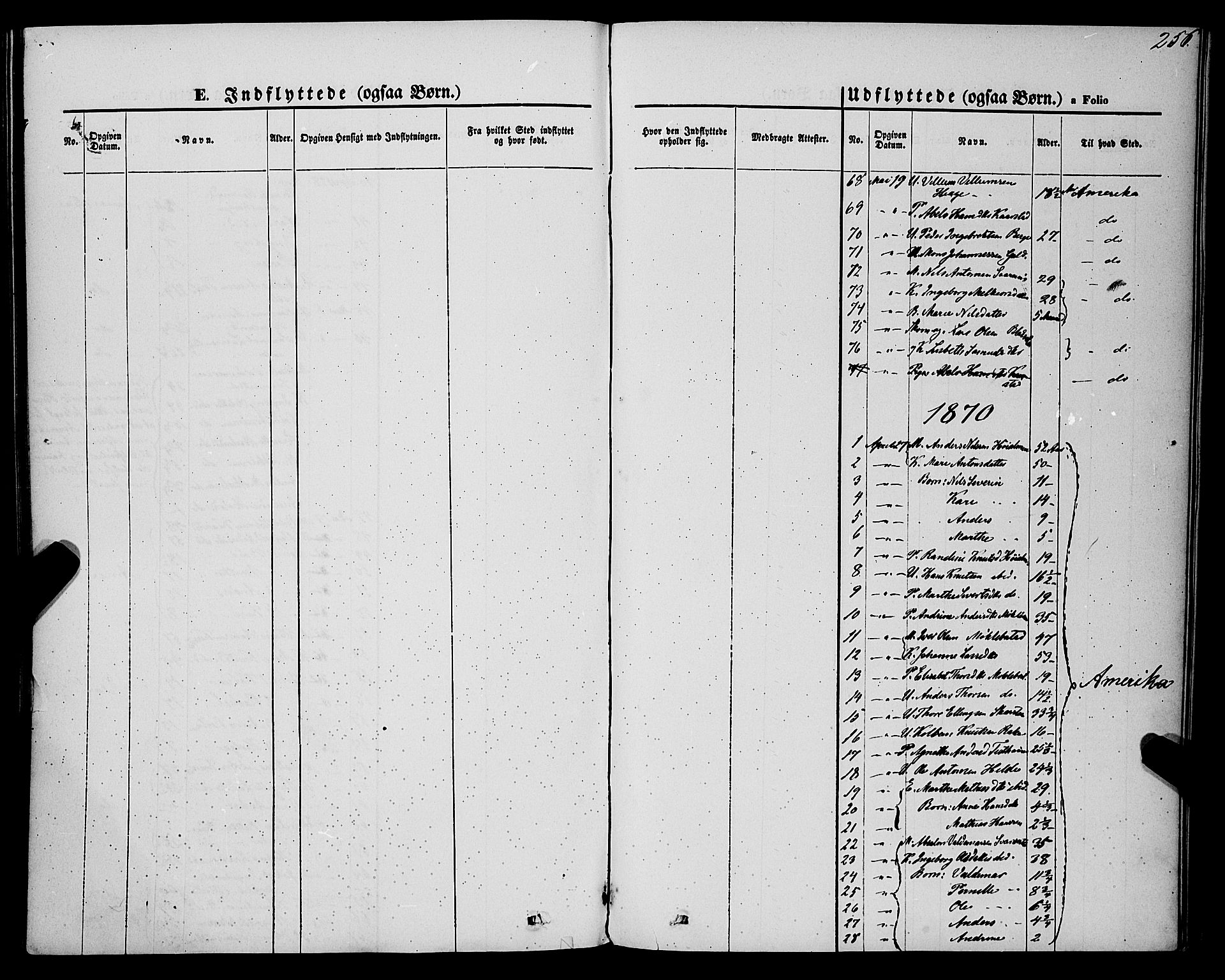 Innvik sokneprestembete, SAB/A-80501: Parish register (official) no. A 6, 1865-1878, p. 256