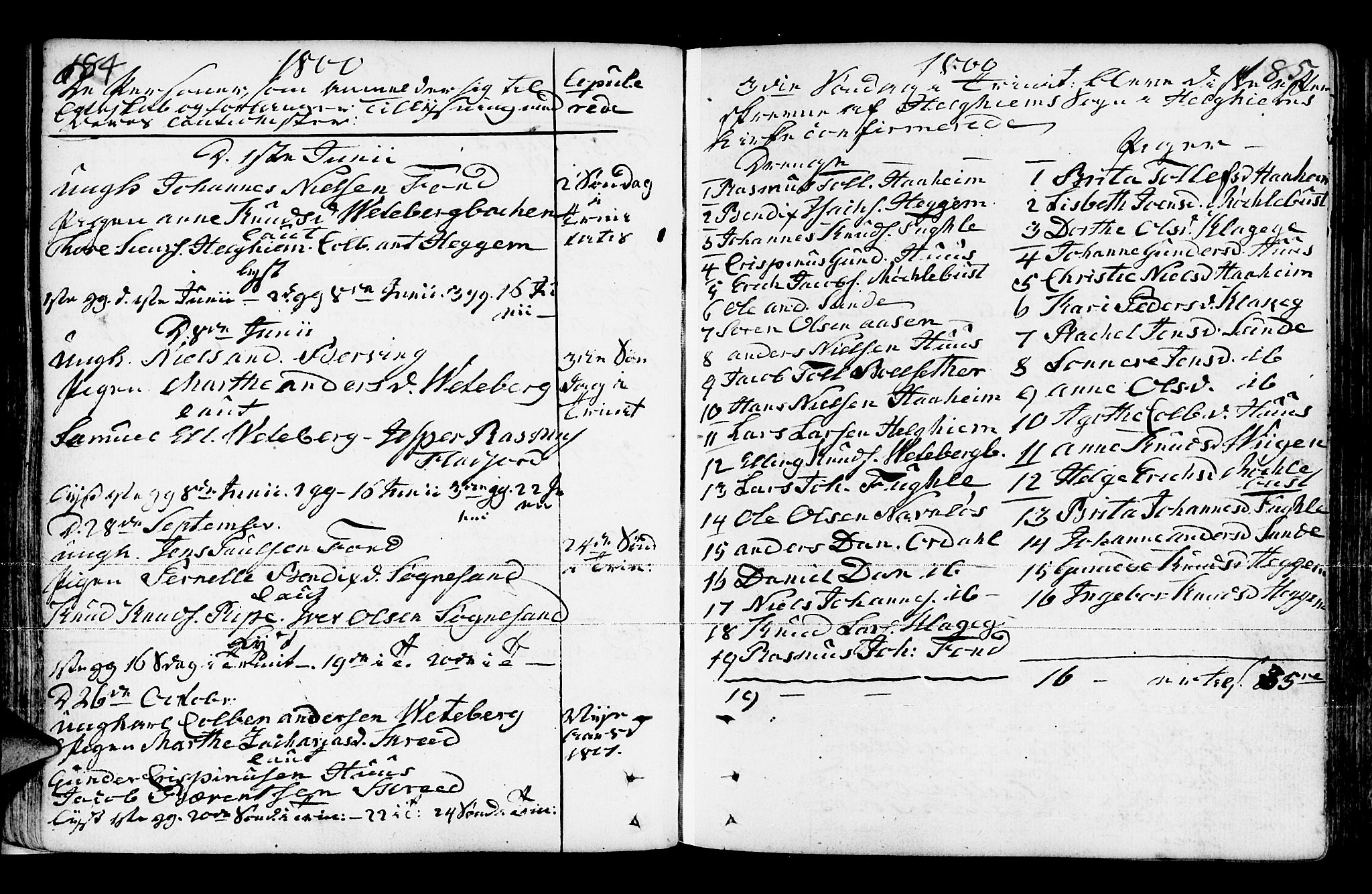 Jølster sokneprestembete, AV/SAB-A-80701/H/Haa/Haaa/L0006: Parish register (official) no. A 6, 1790-1821, p. 184-185