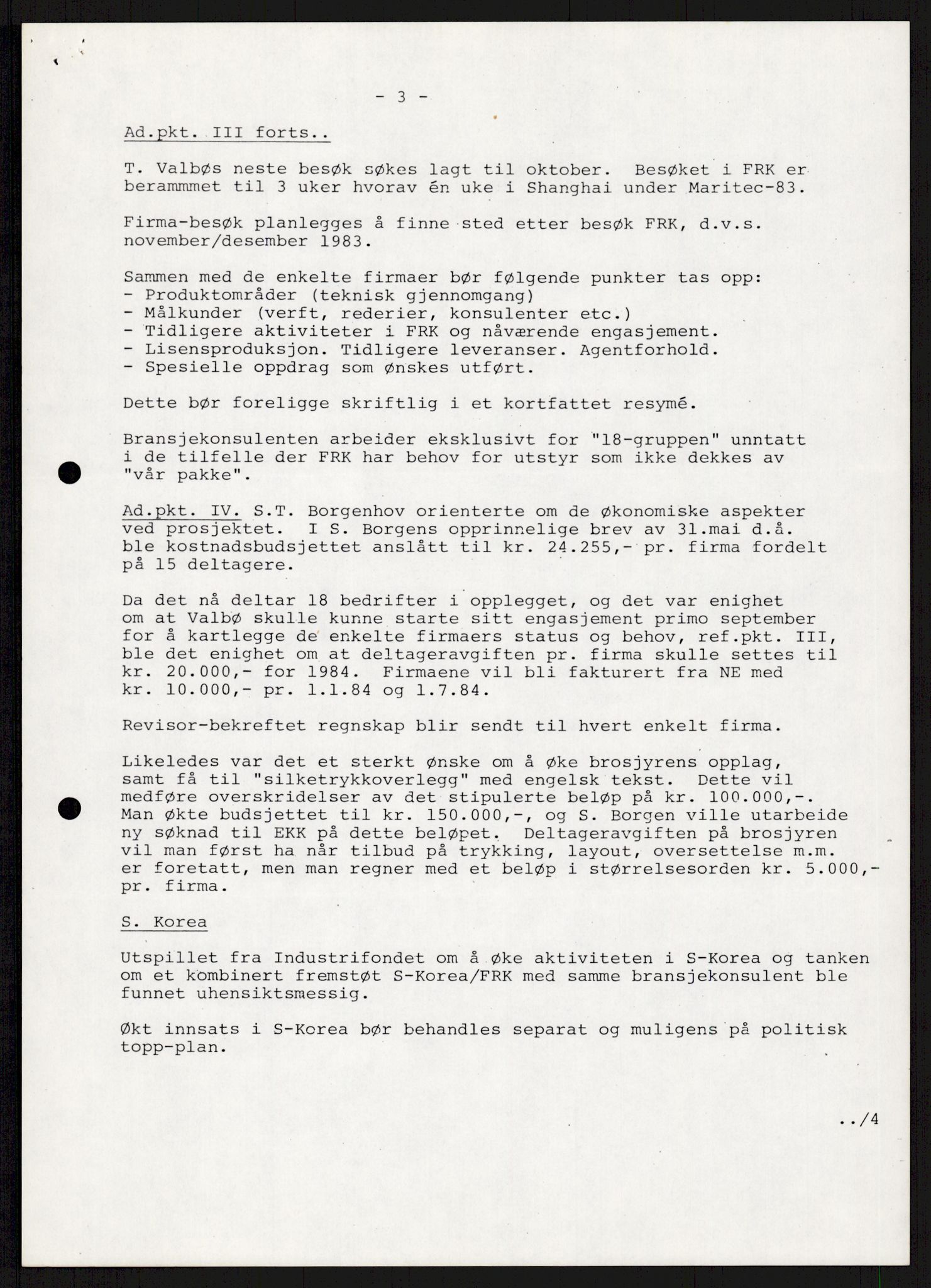 "17-Gruppen Kina", AV/RA-PA-1688/A/L0001: Møtereferater, 1979-1986, p. 41