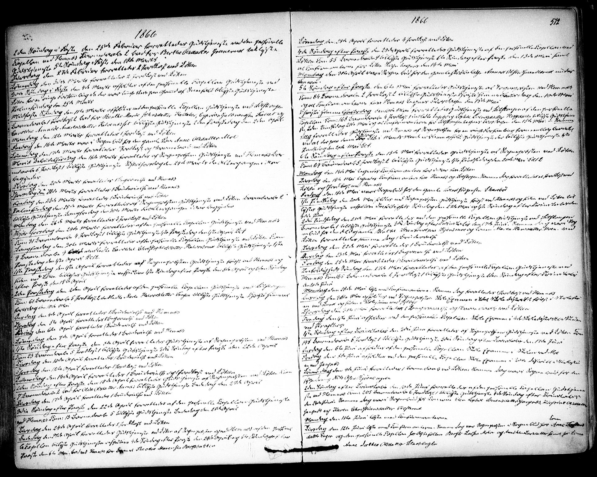 Høland prestekontor Kirkebøker, SAO/A-10346a/F/Fa/L0011: Parish register (official) no. I 11, 1862-1869, p. 512
