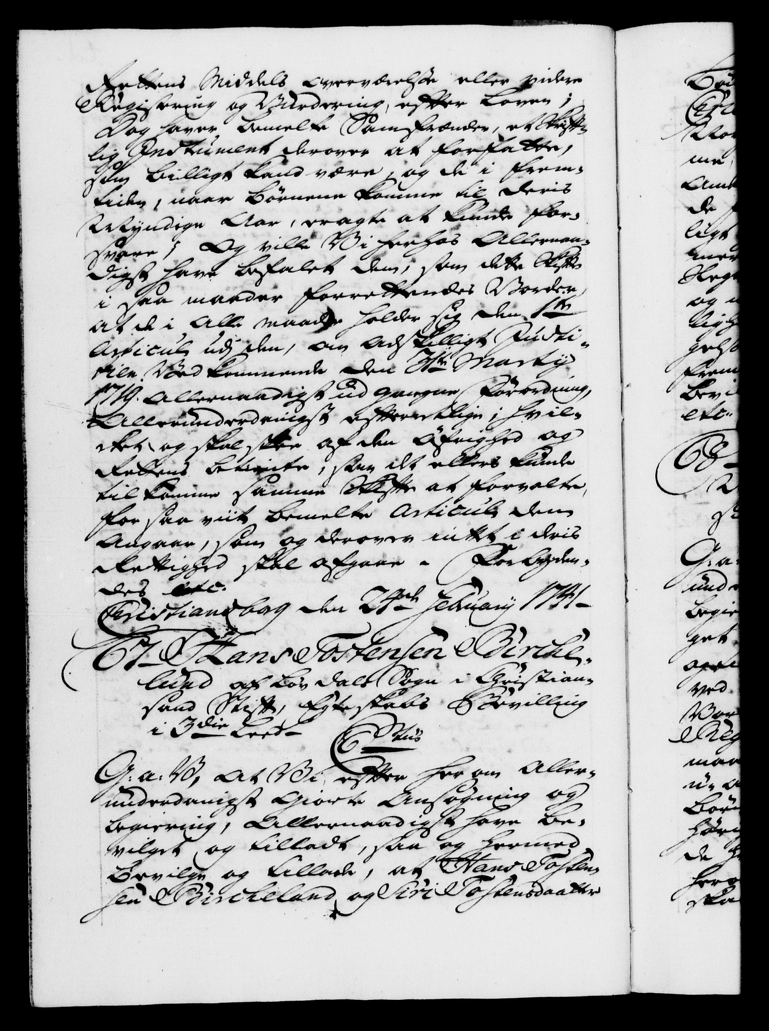 Danske Kanselli 1572-1799, AV/RA-EA-3023/F/Fc/Fca/Fcaa/L0032: Norske registre, 1741-1742, p. 41b