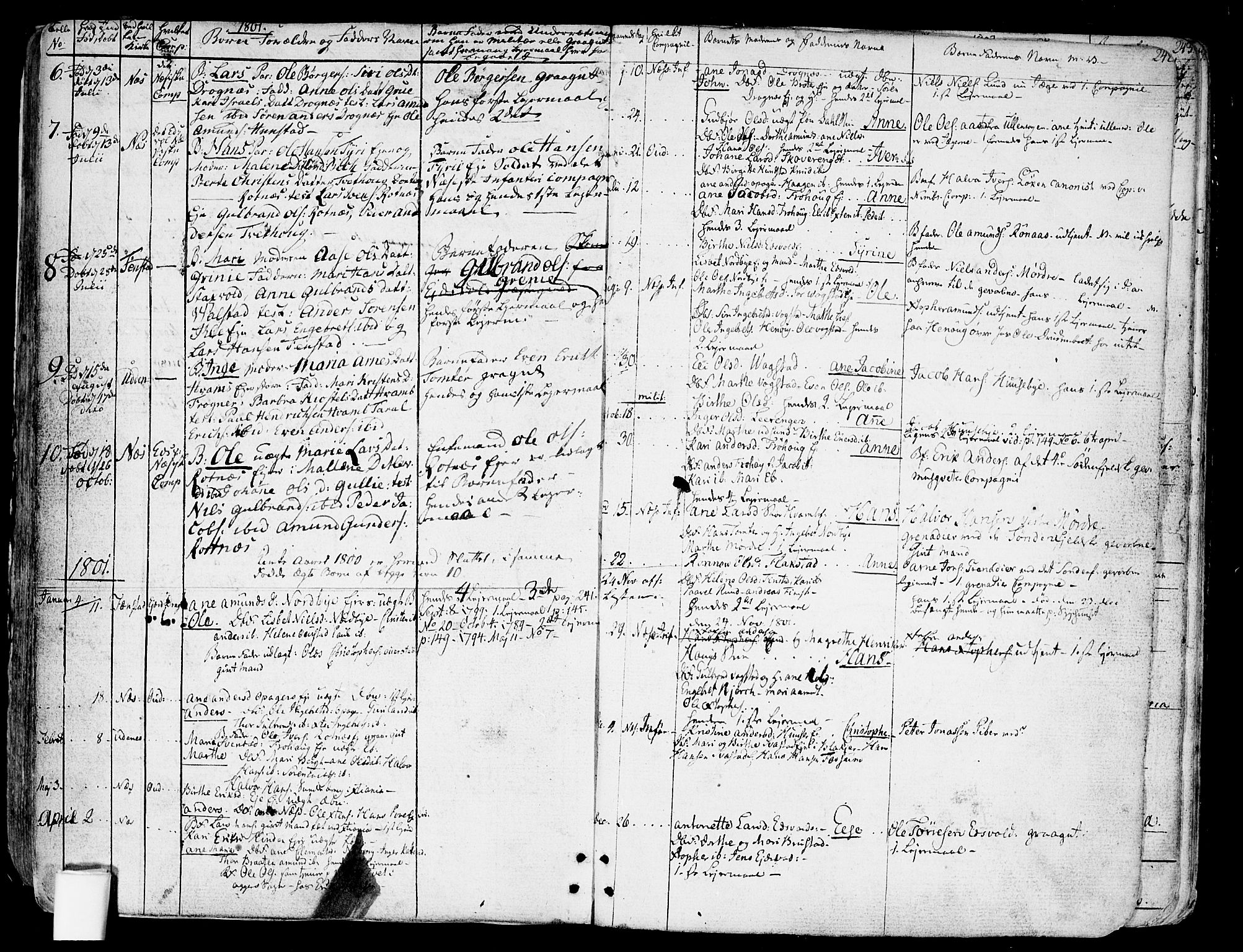 Nes prestekontor Kirkebøker, SAO/A-10410/F/Fa/L0004: Parish register (official) no. I 4, 1781-1816, p. 242