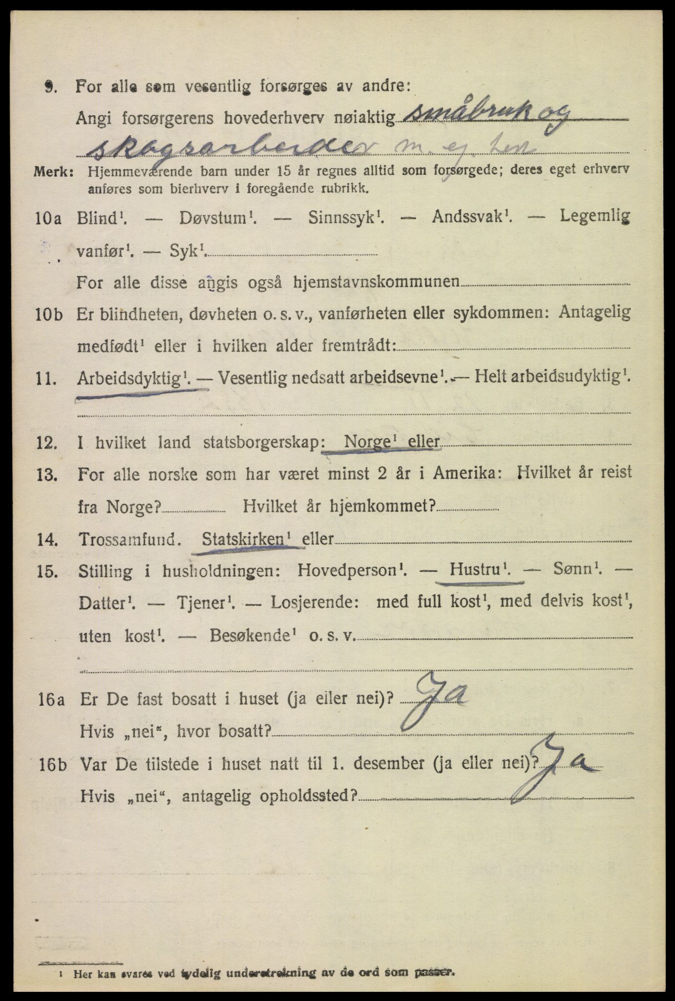 SAH, 1920 census for Eidskog, 1920, p. 4338