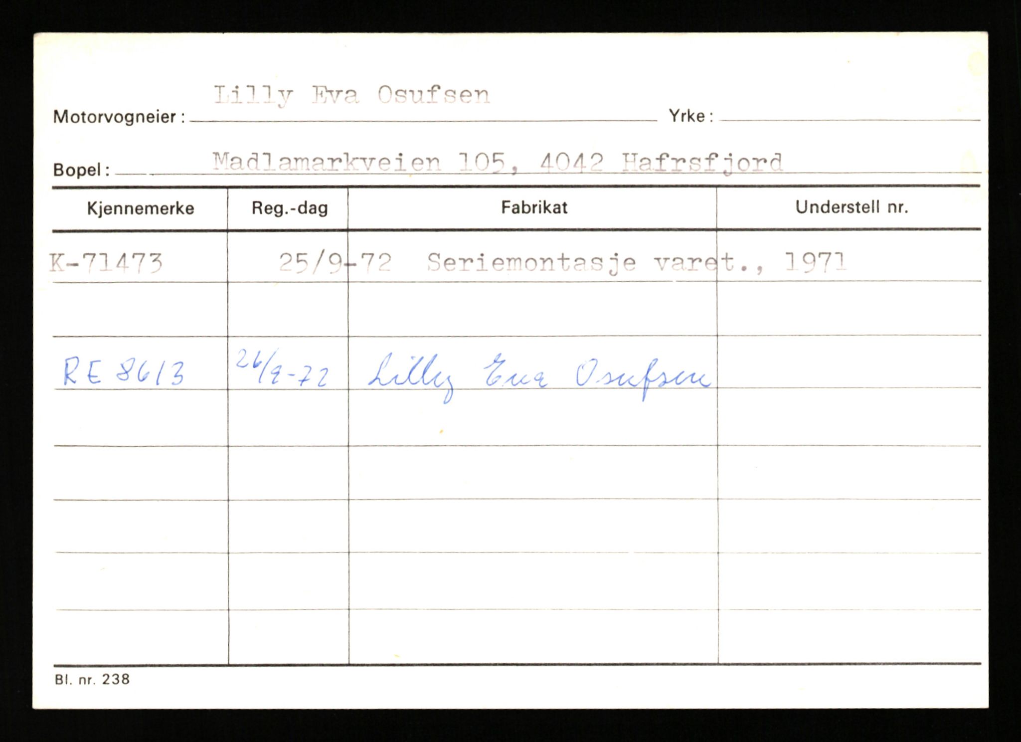 Stavanger trafikkstasjon, AV/SAST-A-101942/0/G/L0008: Registreringsnummer: 67519 - 84533, 1930-1971, p. 611