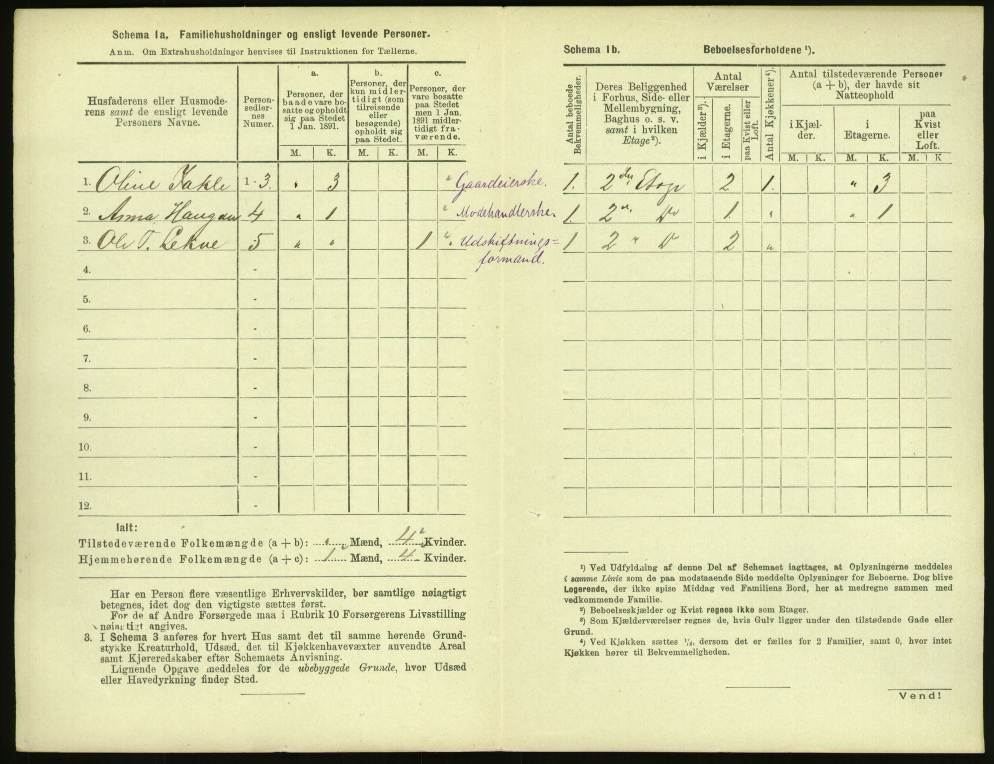 RA, 1891 census for 1601 Trondheim, 1891, p. 241