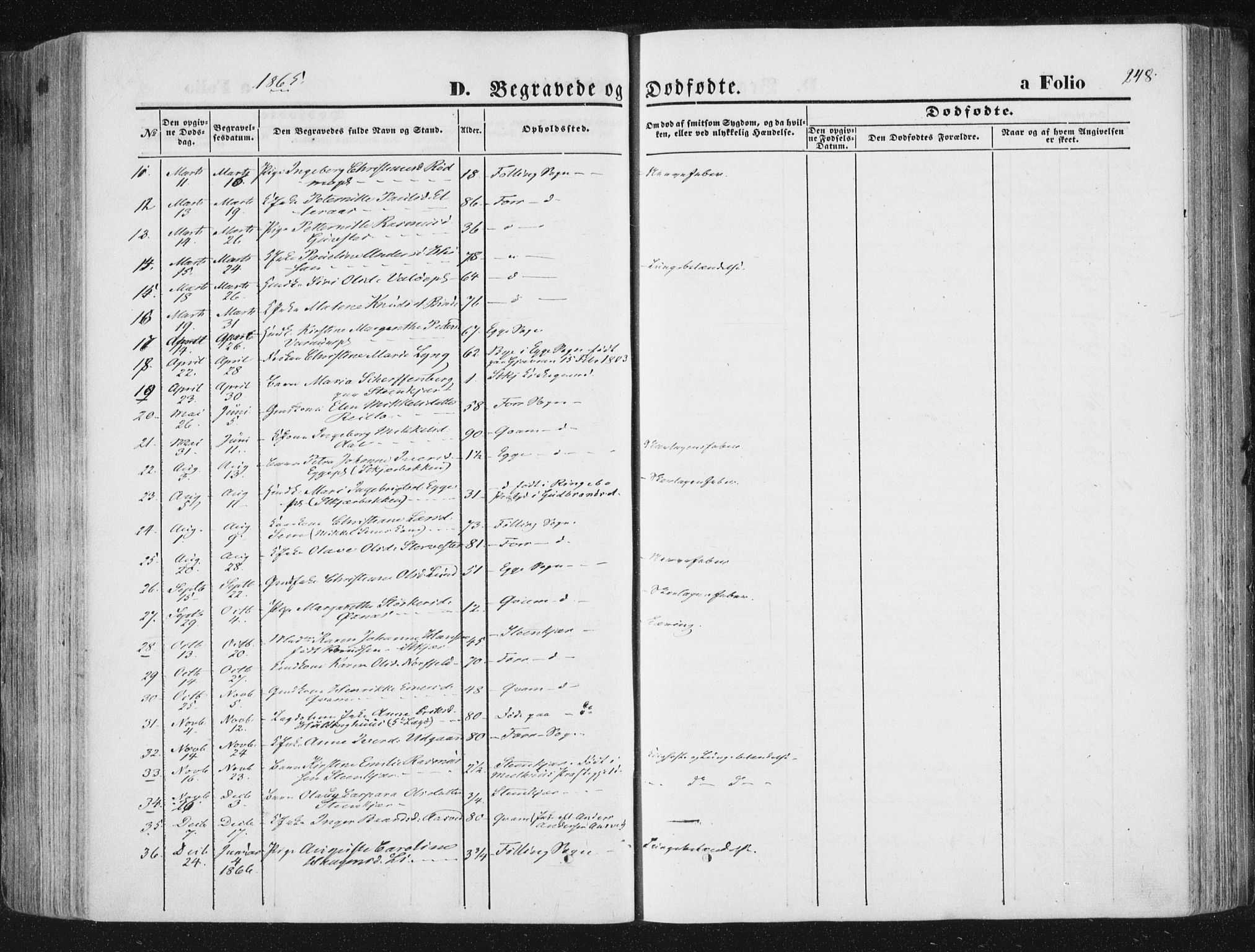 Ministerialprotokoller, klokkerbøker og fødselsregistre - Nord-Trøndelag, SAT/A-1458/746/L0447: Parish register (official) no. 746A06, 1860-1877, p. 248