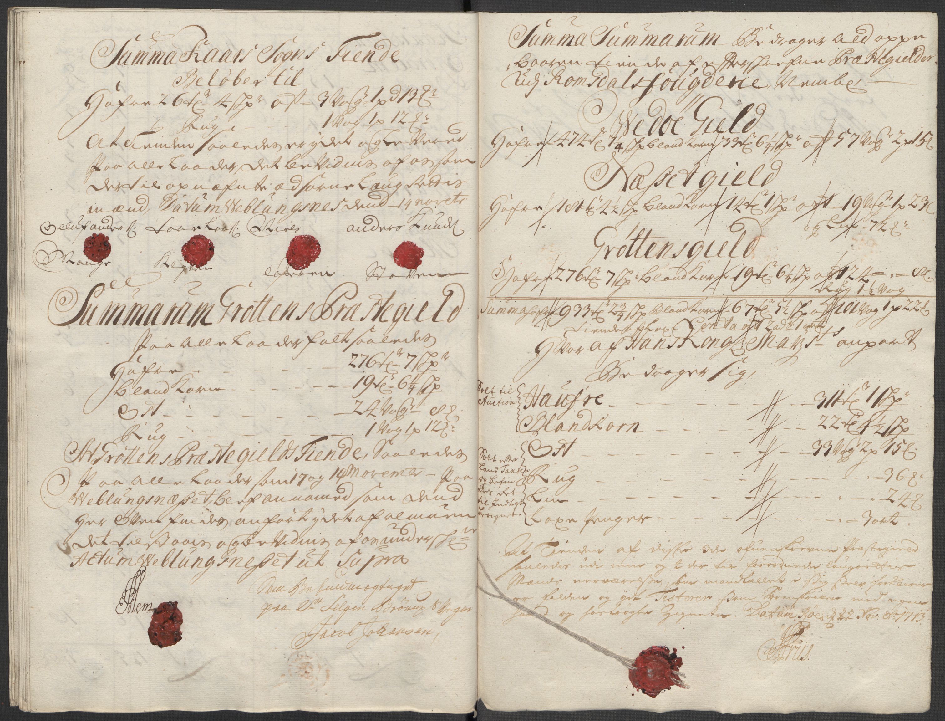 Rentekammeret inntil 1814, Reviderte regnskaper, Fogderegnskap, RA/EA-4092/R55/L3662: Fogderegnskap Romsdal, 1713-1714, p. 263