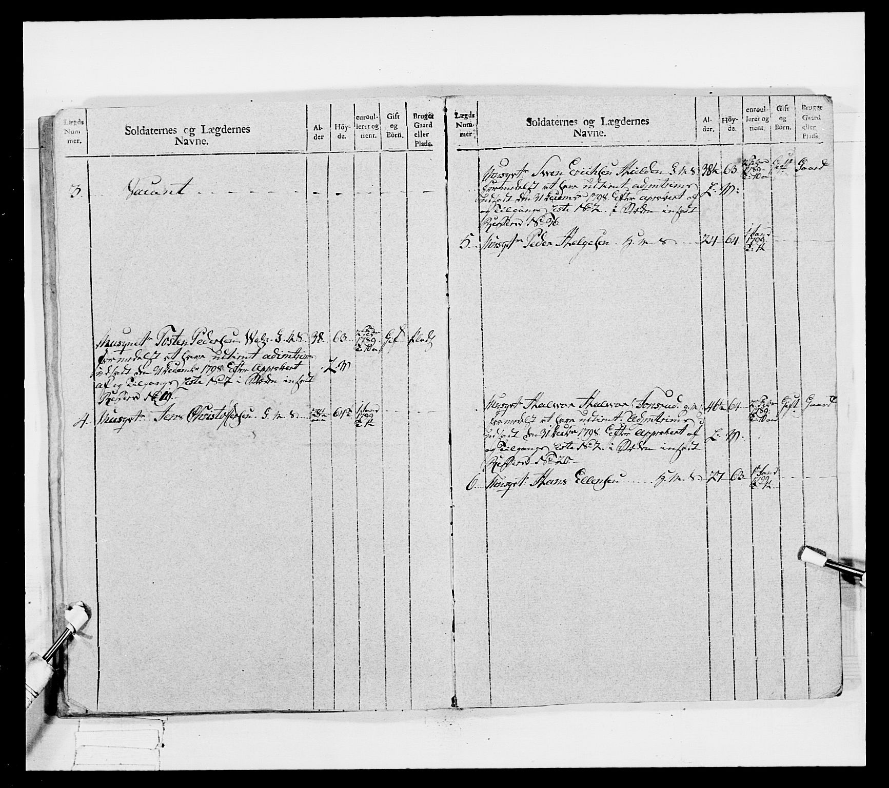 Generalitets- og kommissariatskollegiet, Det kongelige norske kommissariatskollegium, AV/RA-EA-5420/E/Eh/L0040: 1. Akershusiske nasjonale infanteriregiment, 1792-1800, p. 578