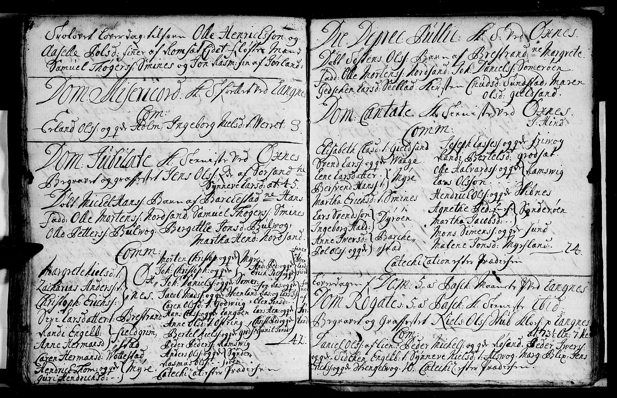 Ministerialprotokoller, klokkerbøker og fødselsregistre - Nordland, SAT/A-1459/893/L1328: Parish register (official) no. 893A01, 1718-1749