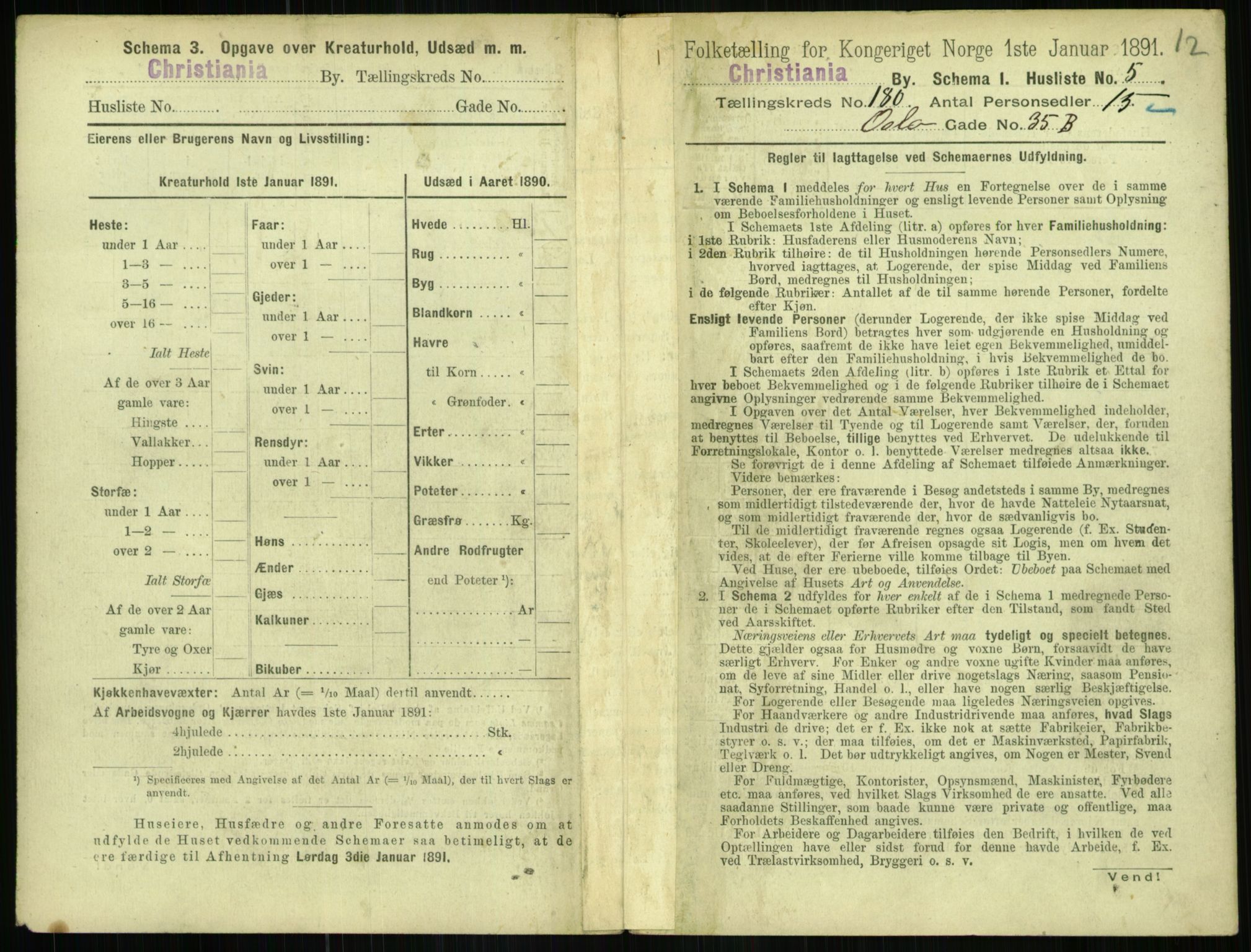 RA, 1891 census for 0301 Kristiania, 1891, p. 108232