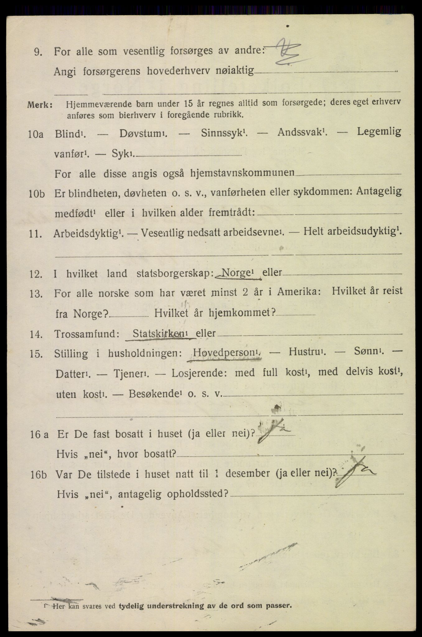 SAH, 1920 census for Lesja, 1920, p. 1617