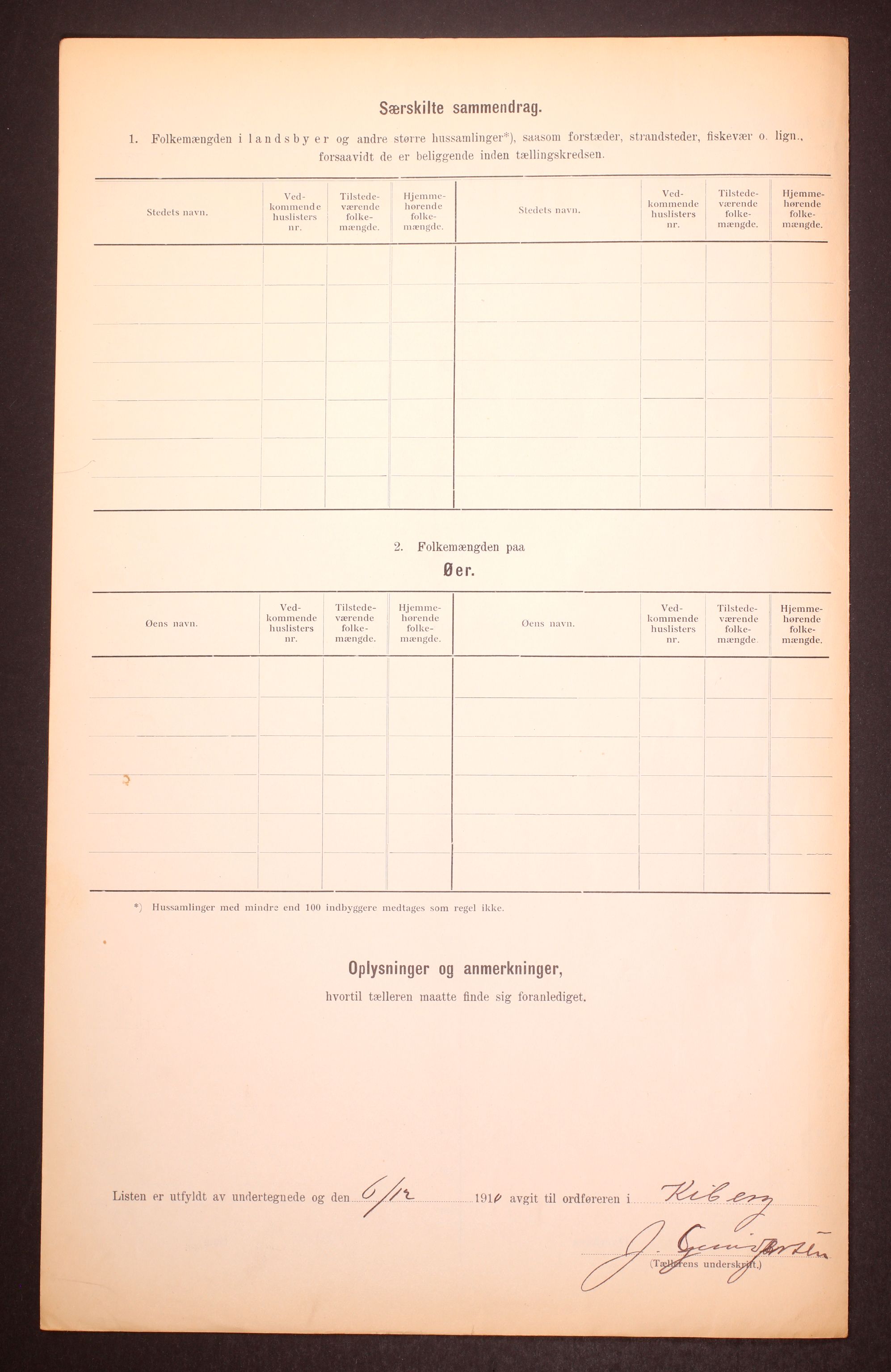 RA, 1910 census for Vardø, 1910, p. 6