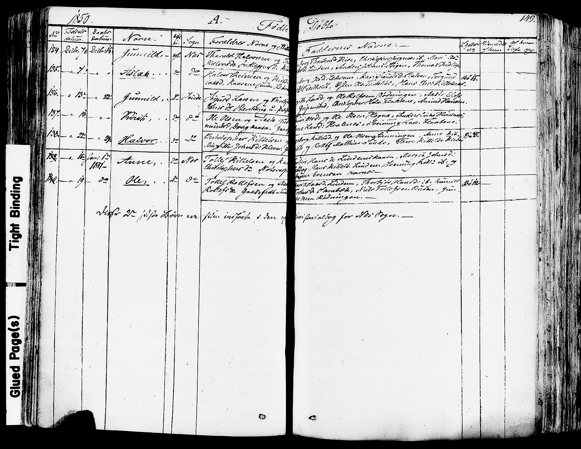 Sauherad kirkebøker, SAKO/A-298/F/Fa/L0006: Parish register (official) no. I 6, 1827-1850, p. 149