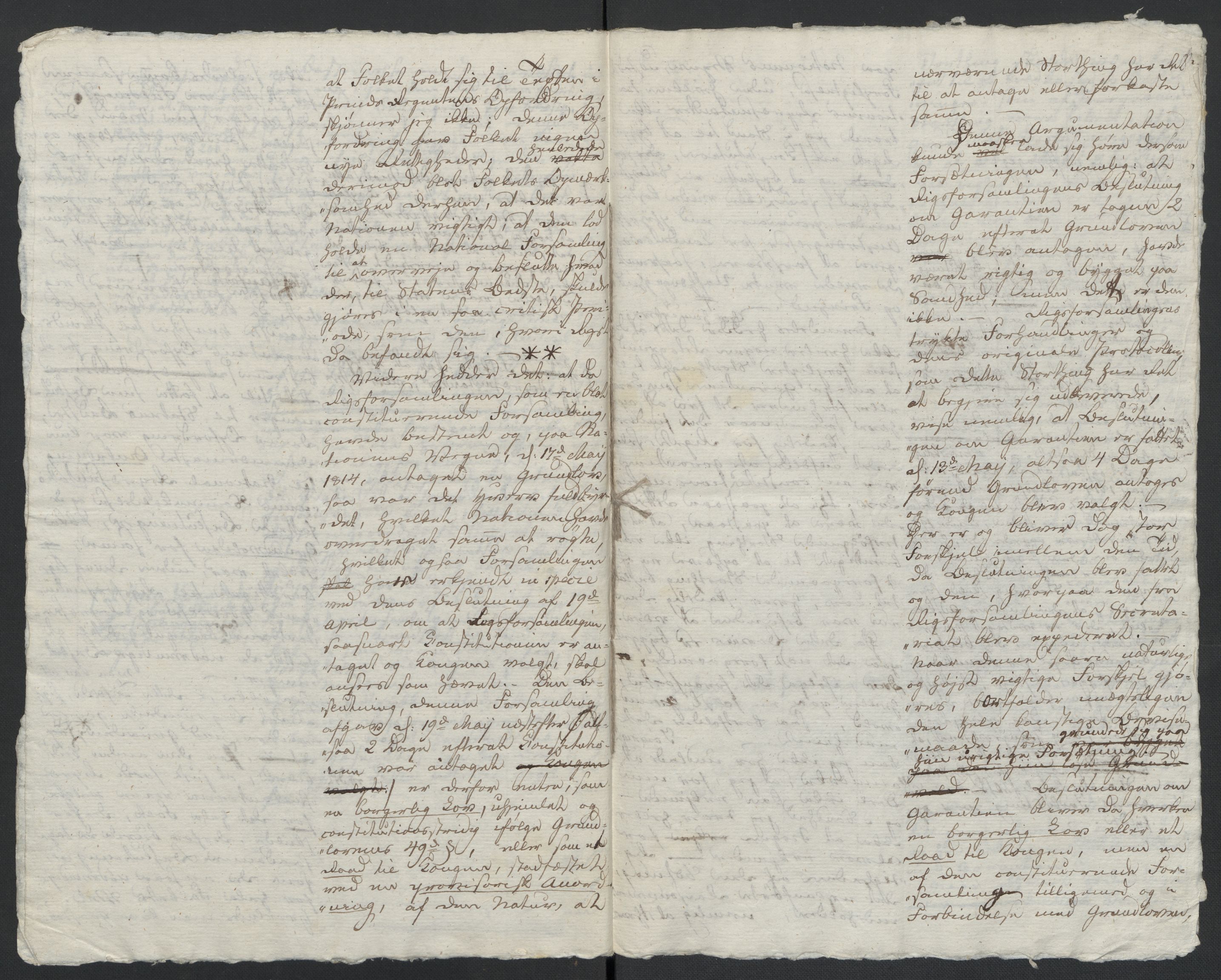 Christie, Wilhelm Frimann Koren, AV/RA-PA-0014/F/L0005: Christies dokumenter fra Stortinget, 1815-1816, p. 490