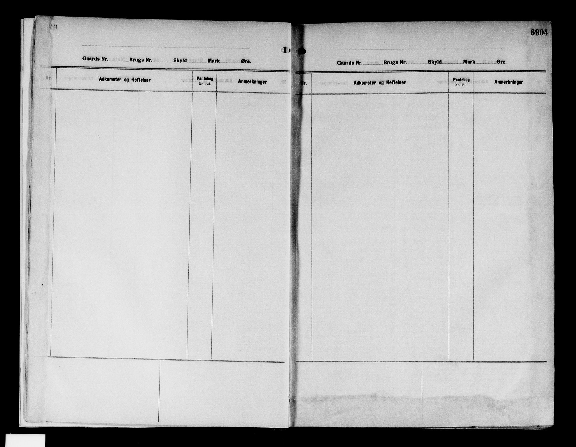 Aker herredsskriveri, SAO/A-10896/G/Ga/Gab/Gabc/L0013a: Mortgage register no. III 13a, 1916-1950, p. 6904