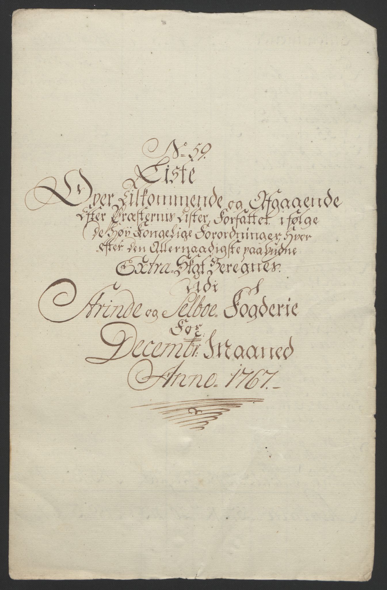 Rentekammeret inntil 1814, Reviderte regnskaper, Fogderegnskap, AV/RA-EA-4092/R61/L4180: Ekstraskatten Strinda og Selbu, 1762-1767, p. 397