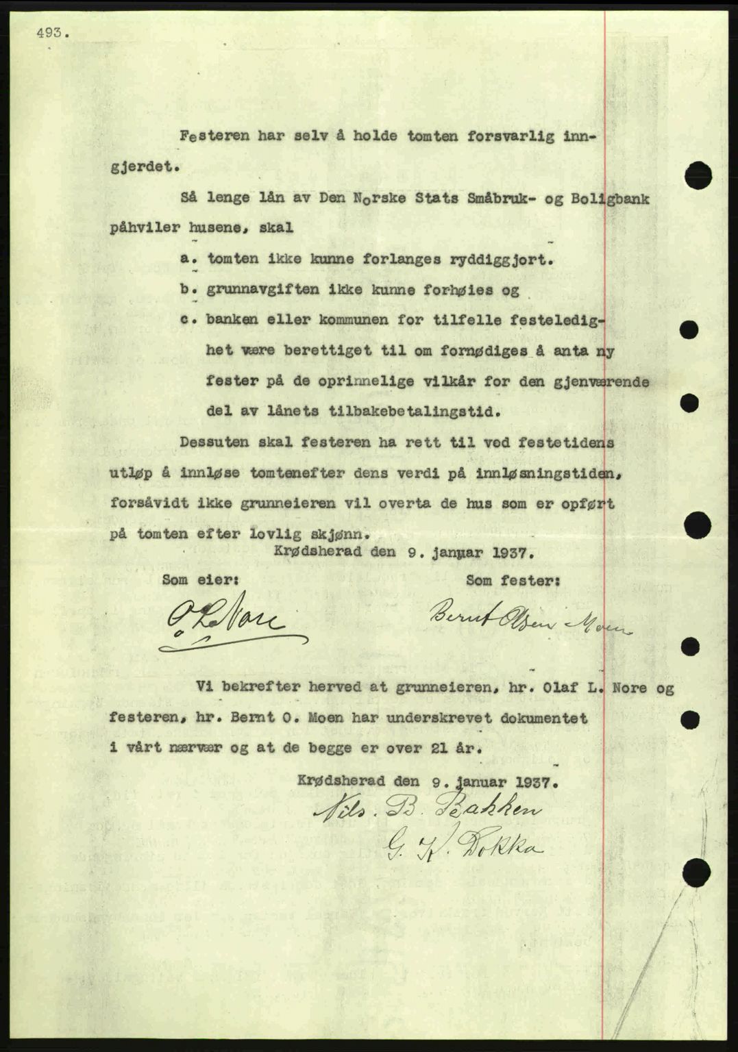Eiker, Modum og Sigdal sorenskriveri, SAKO/A-123/G/Ga/Gab/L0034: Mortgage book no. A4, 1936-1937, Diary no: : 96/1937