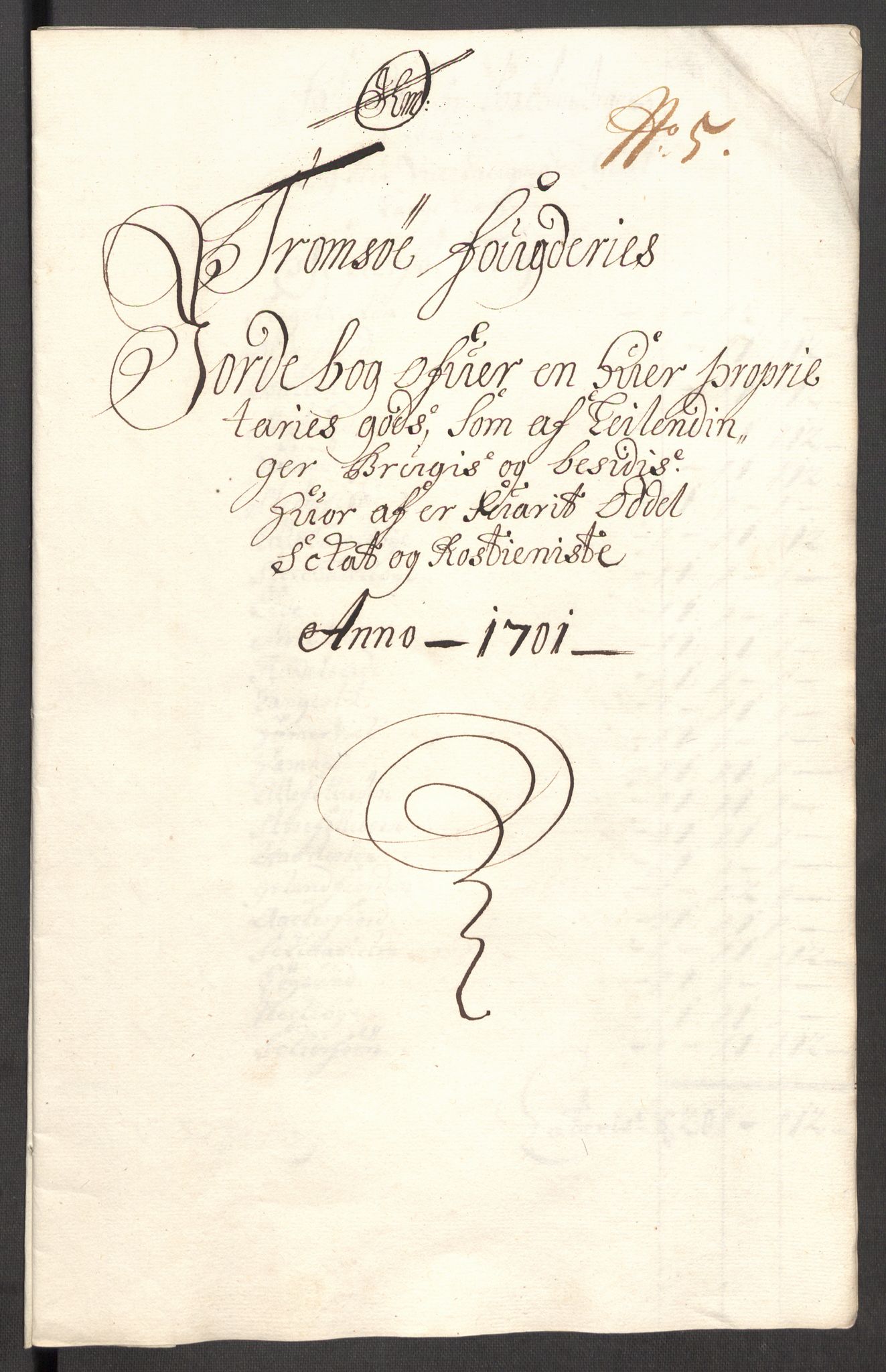 Rentekammeret inntil 1814, Reviderte regnskaper, Fogderegnskap, AV/RA-EA-4092/R68/L4755: Fogderegnskap Senja og Troms, 1700-1704, p. 166