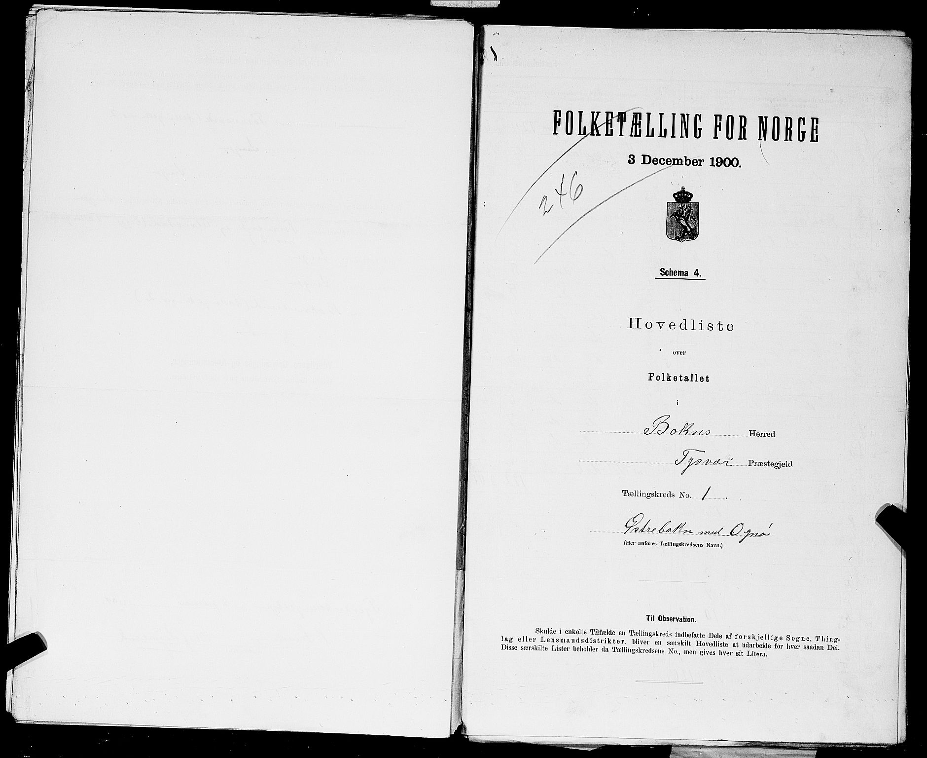 SAST, 1900 census for Bokn, 1900, p. 8