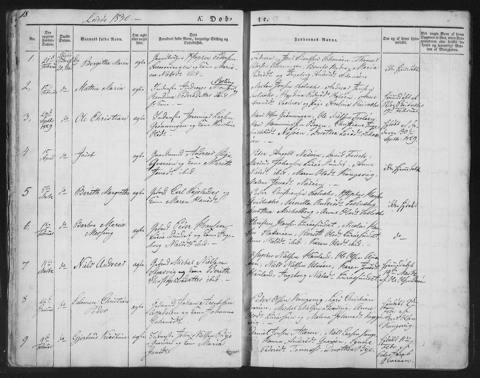 Ministerialprotokoller, klokkerbøker og fødselsregistre - Nordland, SAT/A-1459/839/L0565: Parish register (official) no. 839A02, 1825-1862, p. 18