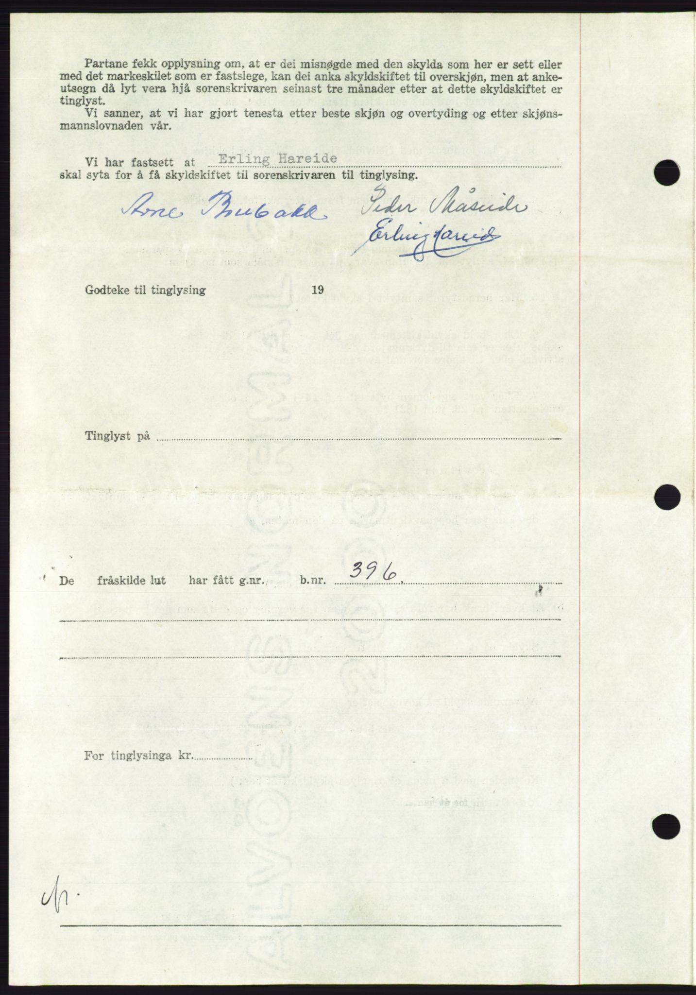 Søre Sunnmøre sorenskriveri, AV/SAT-A-4122/1/2/2C/L0110: Mortgage book no. 36A, 1958-1958, Diary no: : 1925/1958