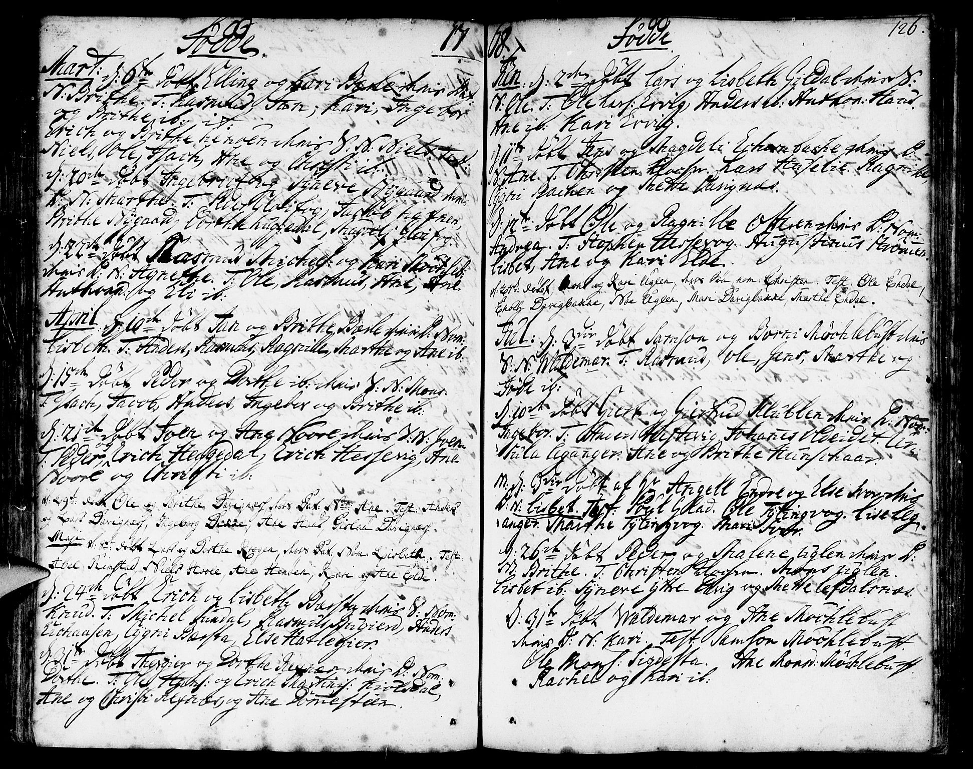 Davik sokneprestembete, SAB/A-79701/H/Haa/Haaa/L0002: Parish register (official) no. A 2, 1742-1816, p. 126