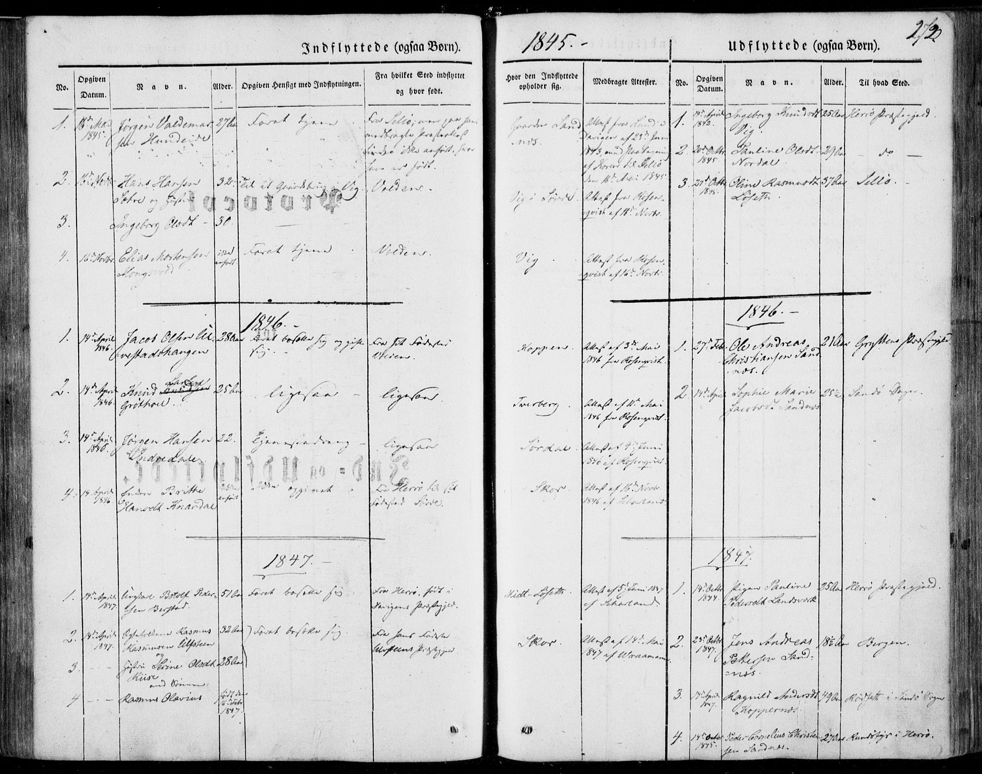 Ministerialprotokoller, klokkerbøker og fødselsregistre - Møre og Romsdal, SAT/A-1454/502/L0023: Parish register (official) no. 502A01, 1844-1873, p. 272