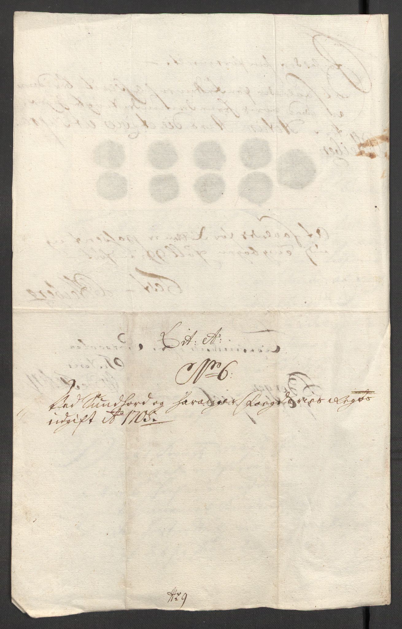 Rentekammeret inntil 1814, Reviderte regnskaper, Fogderegnskap, AV/RA-EA-4092/R48/L2983: Fogderegnskap Sunnhordland og Hardanger, 1705, p. 203