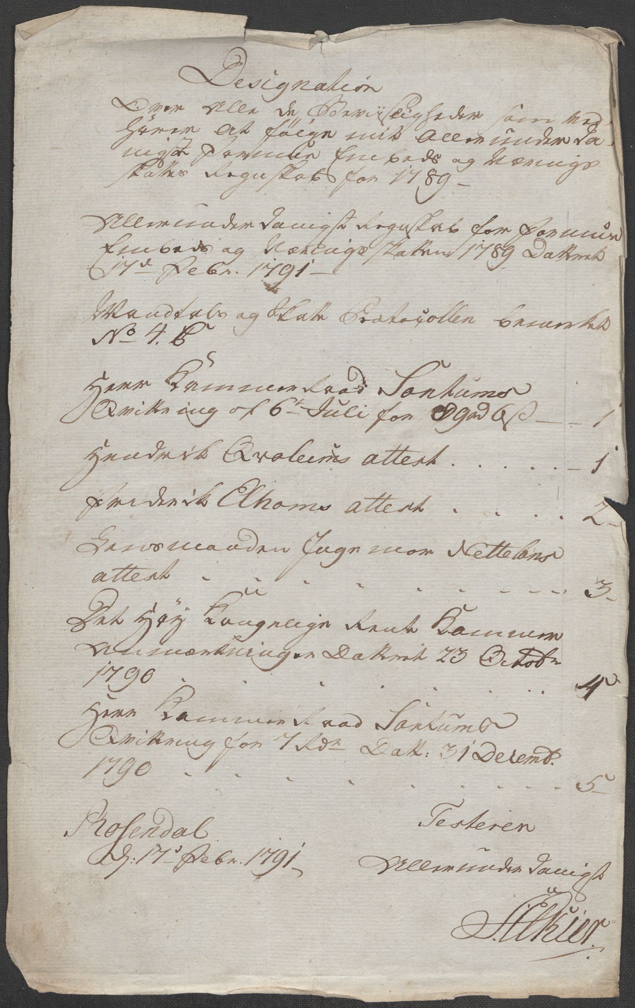 Rentekammeret inntil 1814, Reviderte regnskaper, Mindre regnskaper, AV/RA-EA-4068/Rf/Rfe/L0039: Rosendal baroni, Ryfylke fogderi, 1789, p. 10