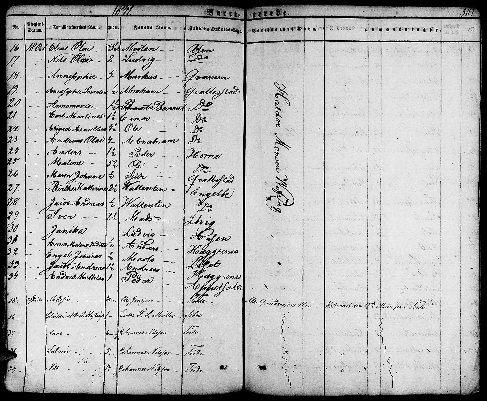 Førde sokneprestembete, AV/SAB-A-79901/H/Haa/Haaa/L0006: Parish register (official) no. A 6, 1821-1842, p. 577