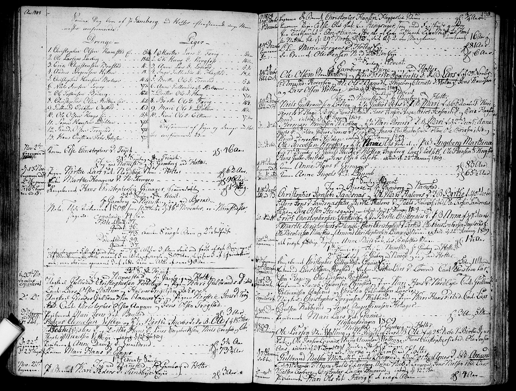 Nannestad prestekontor Kirkebøker, AV/SAO-A-10414a/F/Fa/L0008: Parish register (official) no. I 8, 1791-1814, p. 130