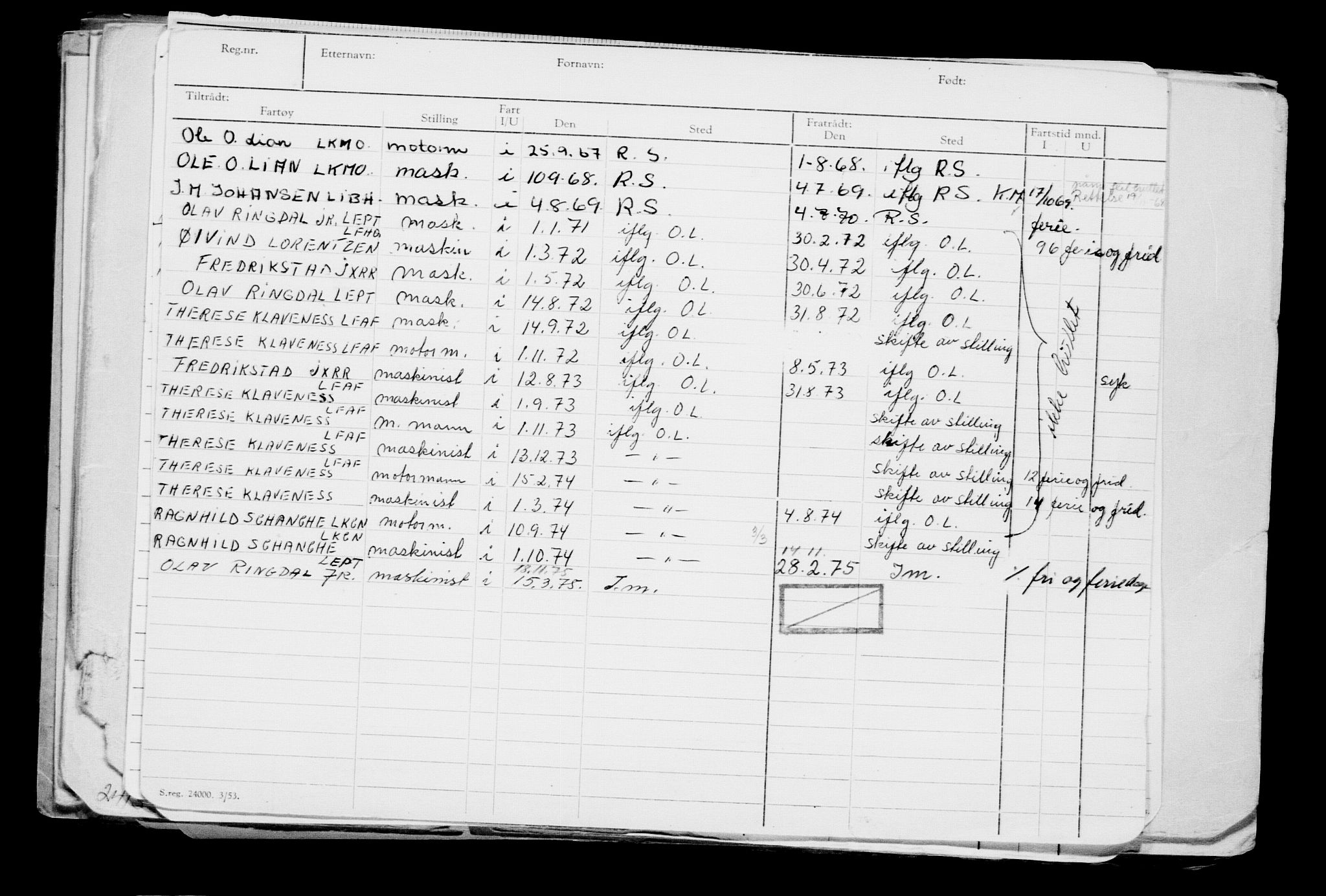 Direktoratet for sjømenn, AV/RA-S-3545/G/Gb/L0183: Hovedkort, 1920, p. 243