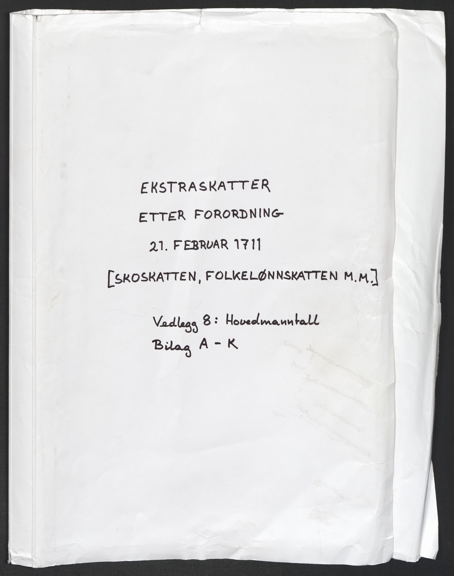 Rentekammeret inntil 1814, Reviderte regnskaper, Fogderegnskap, RA/EA-4092/R10/L0449: Fogderegnskap Aker og Follo, 1711, p. 2