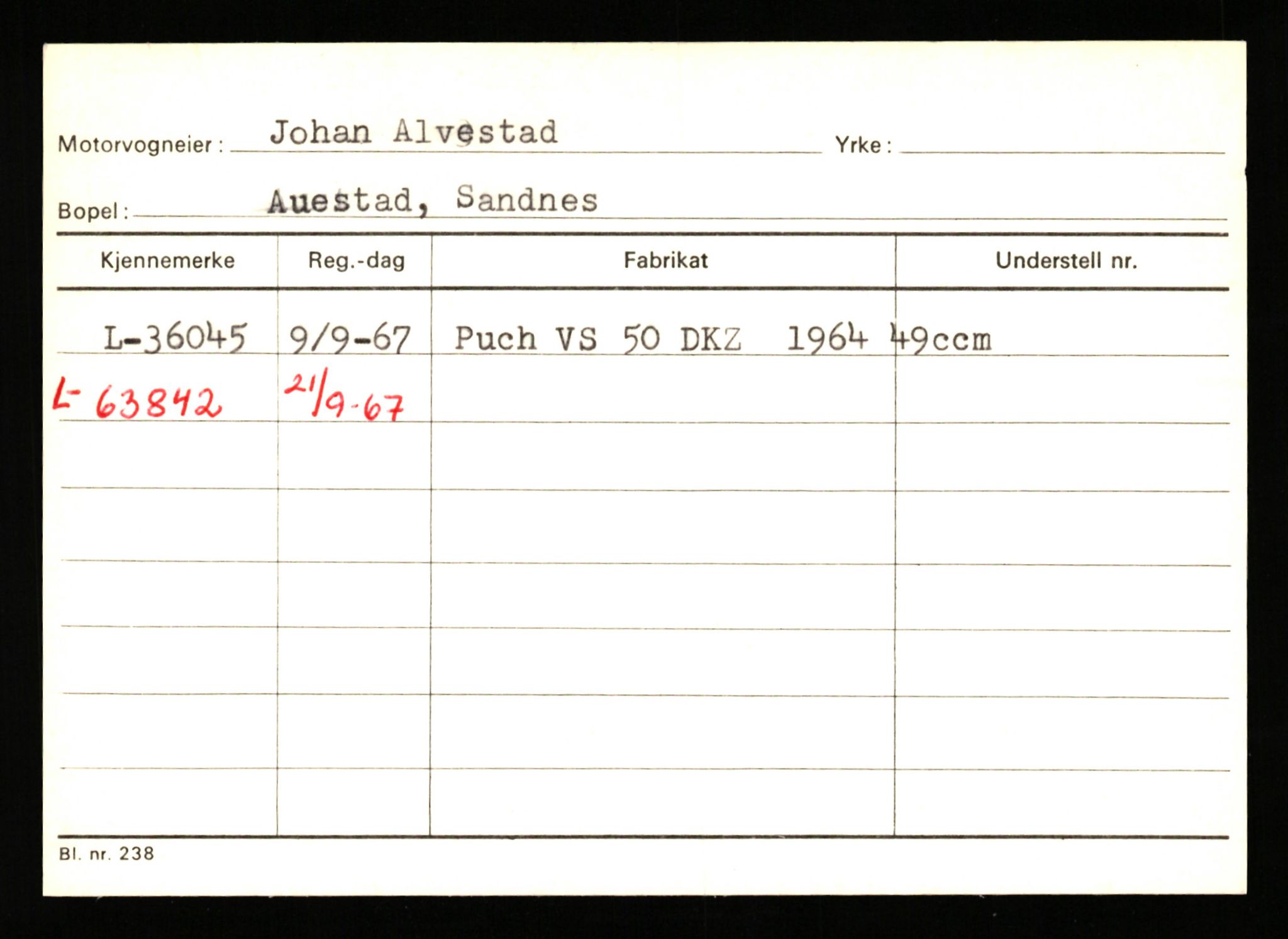 Stavanger trafikkstasjon, SAST/A-101942/0/G/L0006: Registreringsnummer: 34250 - 49007, 1930-1971, p. 555