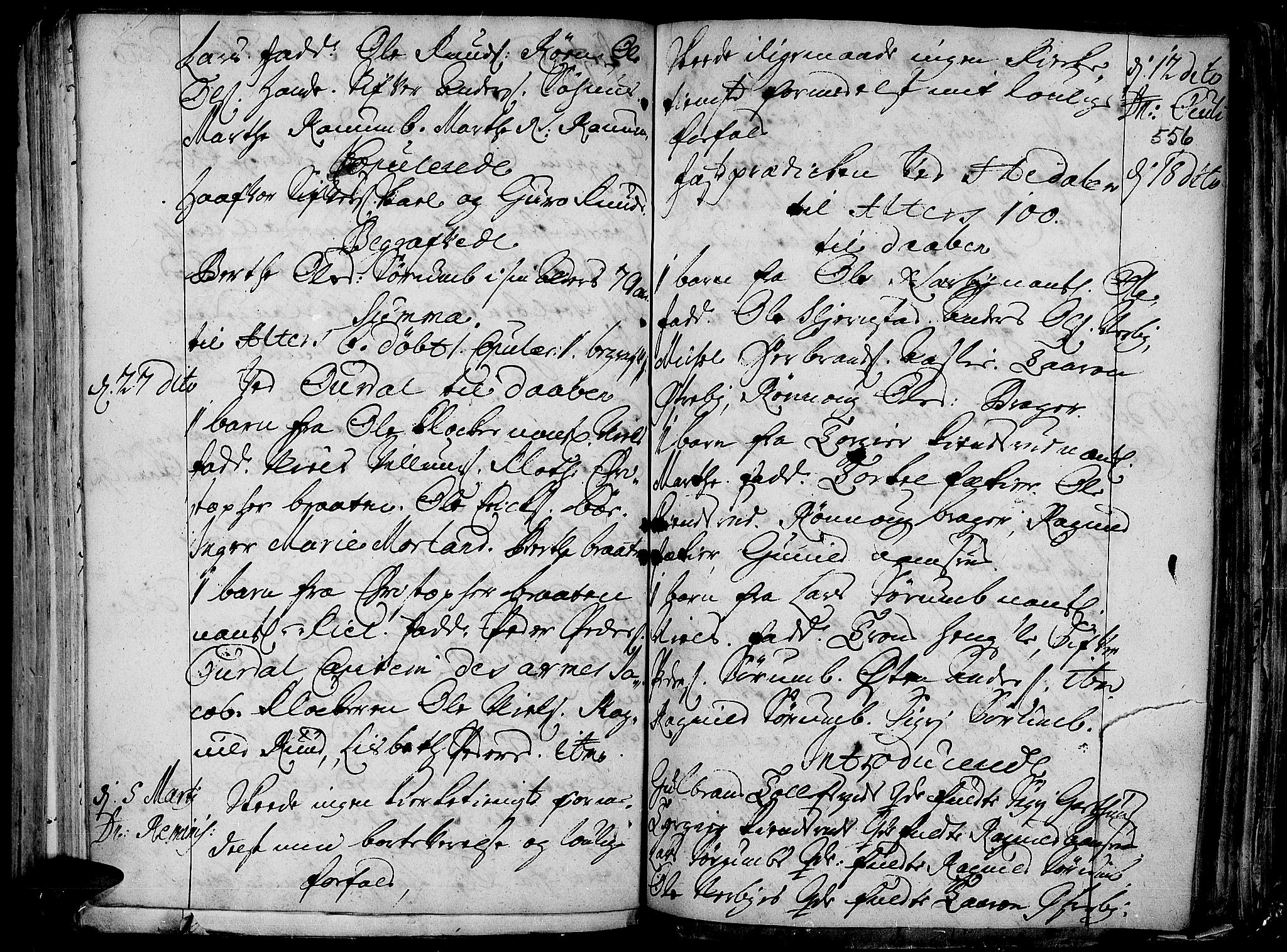 Aurdal prestekontor, SAH/PREST-126/H/Ha/Haa/L0001: Parish register (official) no. 1-3, 1692-1730, p. 556