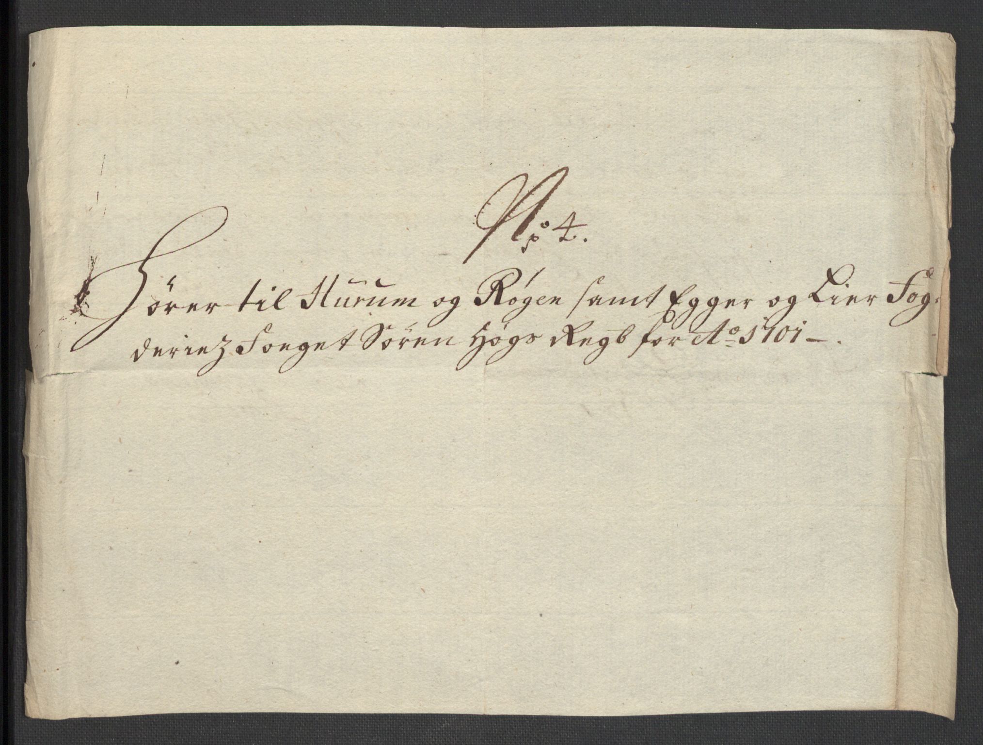 Rentekammeret inntil 1814, Reviderte regnskaper, Fogderegnskap, RA/EA-4092/R30/L1697: Fogderegnskap Hurum, Røyken, Eiker og Lier, 1700-1701, p. 253