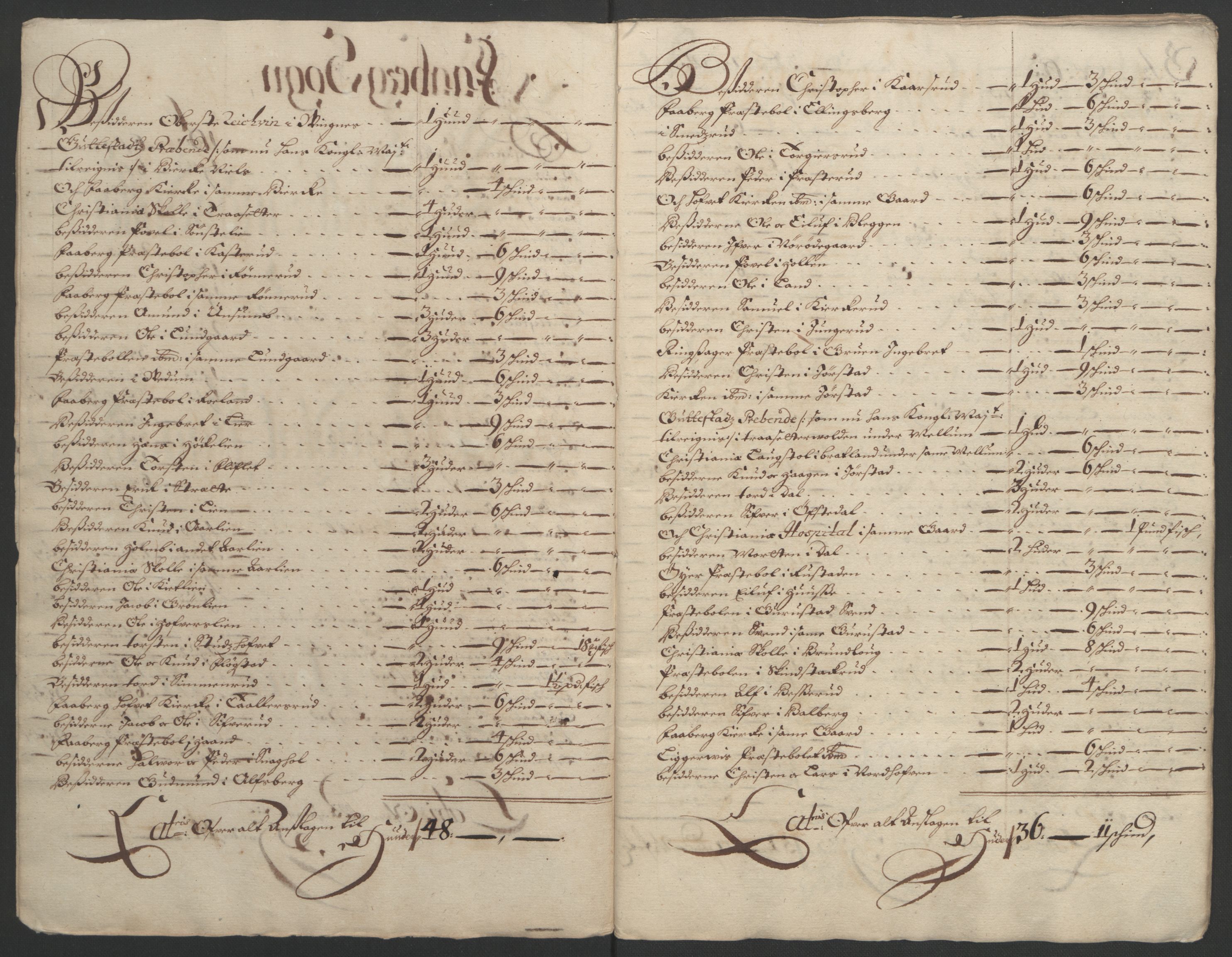 Rentekammeret inntil 1814, Reviderte regnskaper, Fogderegnskap, AV/RA-EA-4092/R17/L1167: Fogderegnskap Gudbrandsdal, 1693, p. 289