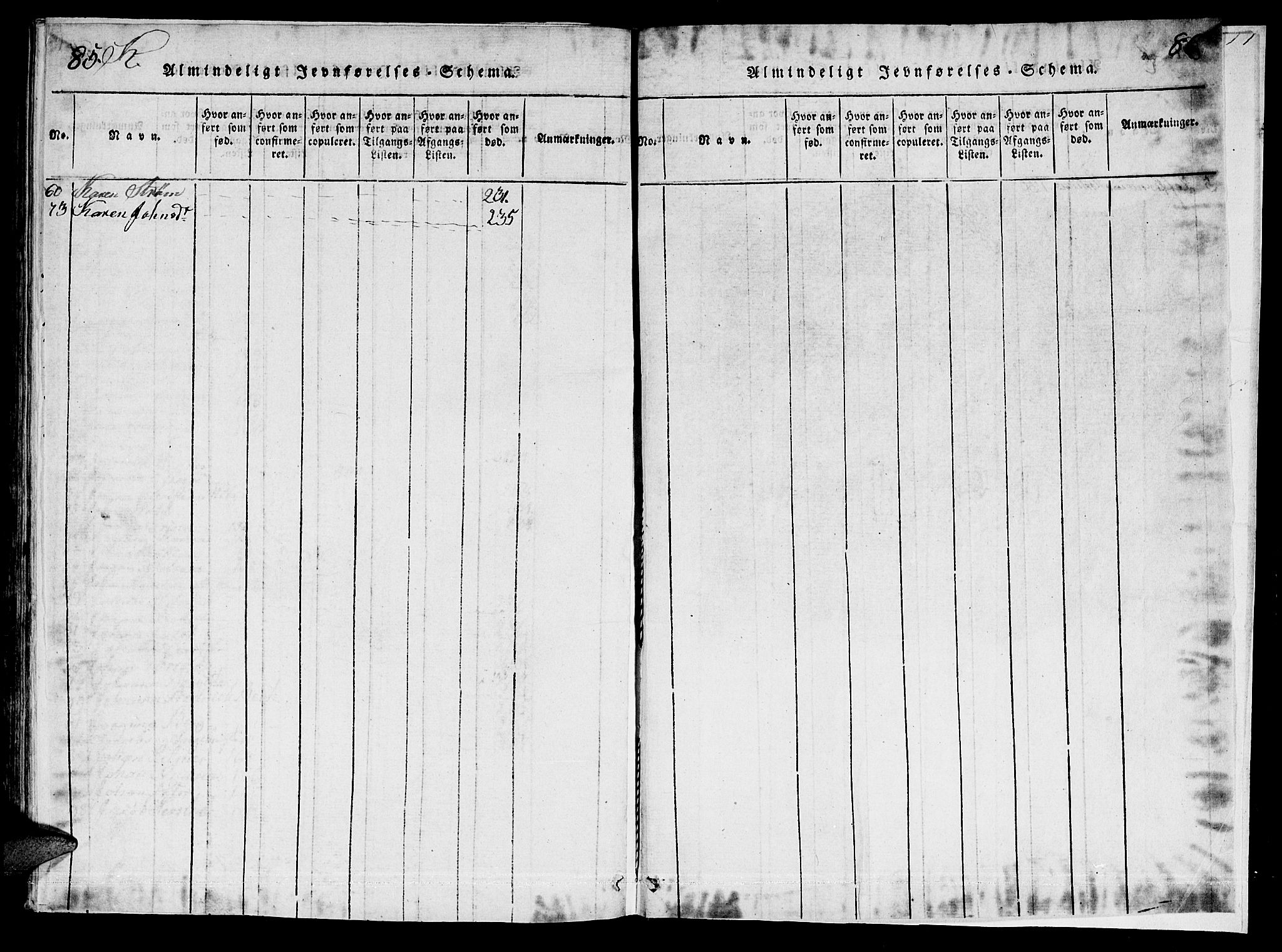 Ministerialprotokoller, klokkerbøker og fødselsregistre - Sør-Trøndelag, SAT/A-1456/601/L0043: Parish register (official) no. 601A11, 1815-1821, p. 85-86
