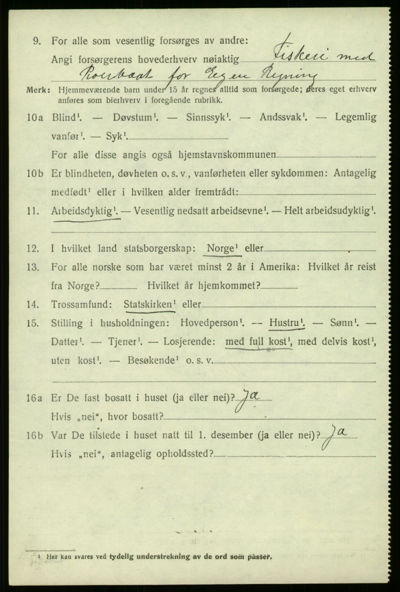 SAB, 1920 census for Sør-Vågsøy, 1920, p. 1769