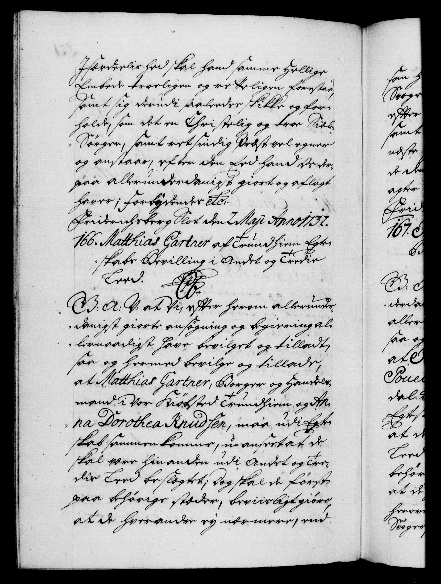 Danske Kanselli 1572-1799, AV/RA-EA-3023/F/Fc/Fca/Fcaa/L0027: Norske registre, 1730-1732, p. 521b