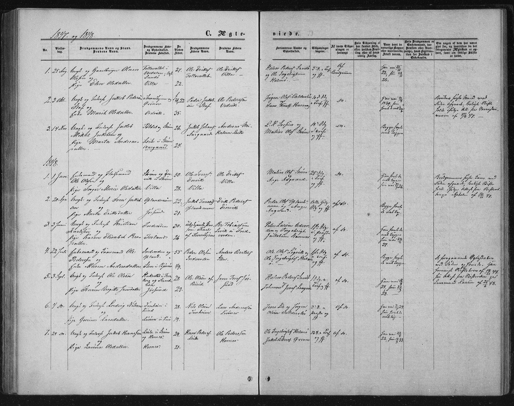 Ministerialprotokoller, klokkerbøker og fødselsregistre - Nord-Trøndelag, SAT/A-1458/771/L0595: Parish register (official) no. 771A02, 1840-1869