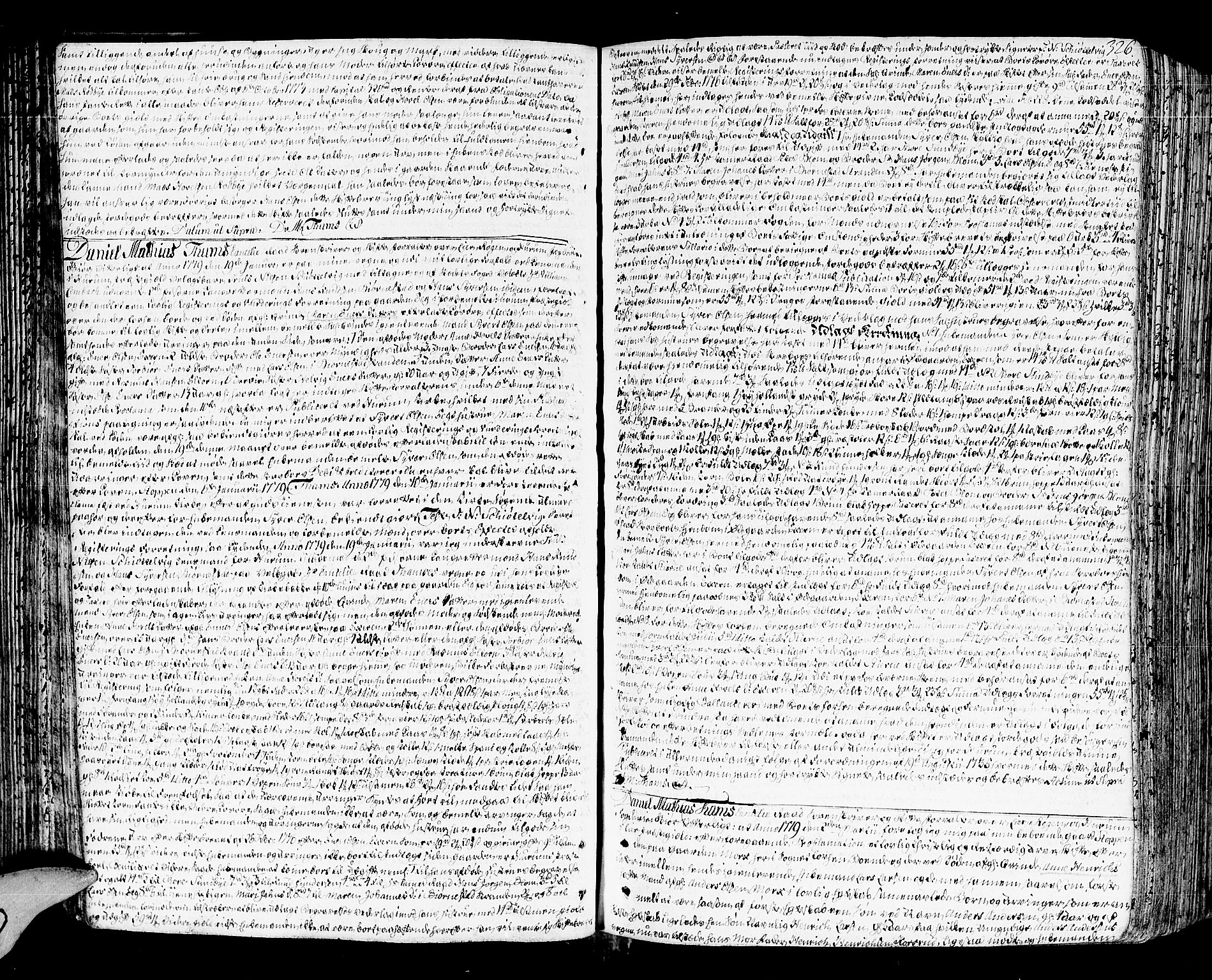 Lier, Røyken og Hurum sorenskriveri, AV/SAKO-A-89/H/Hc/L0006: Skifteprotokoll, 1773-1789, p. 325b-326a