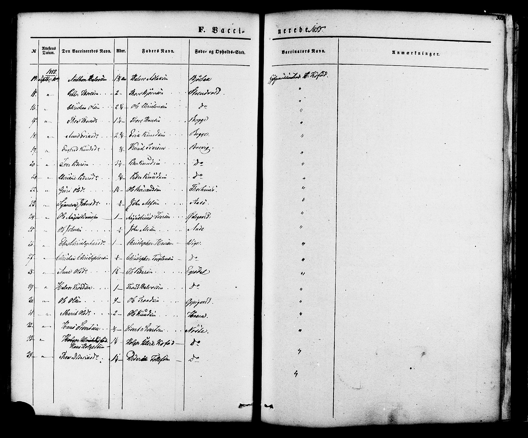 Ministerialprotokoller, klokkerbøker og fødselsregistre - Møre og Romsdal, AV/SAT-A-1454/552/L0637: Parish register (official) no. 552A01, 1845-1879, p. 312