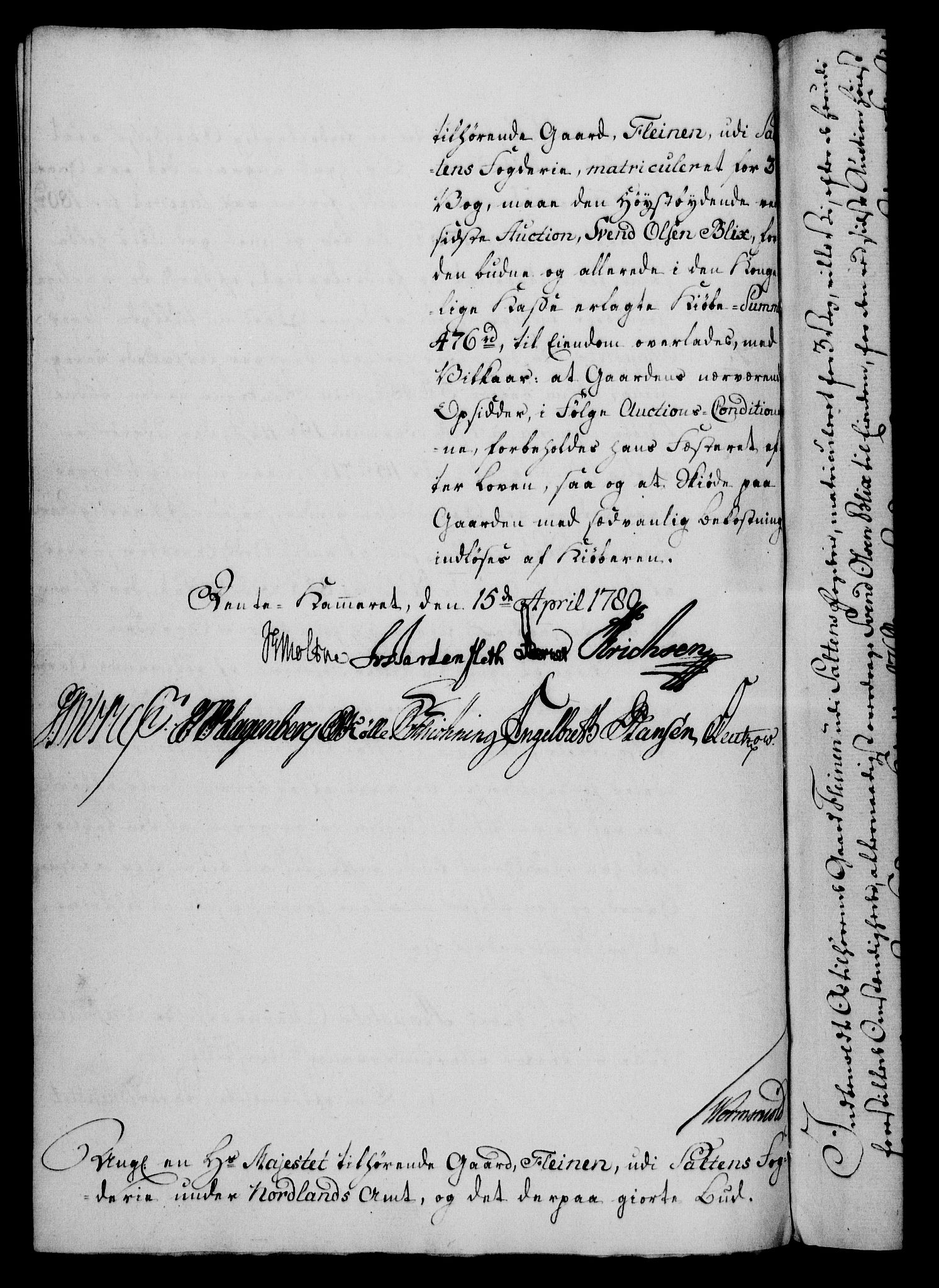 Rentekammeret, Kammerkanselliet, RA/EA-3111/G/Gf/Gfa/L0062: Norsk relasjons- og resolusjonsprotokoll (merket RK 52.62), 1780, p. 161