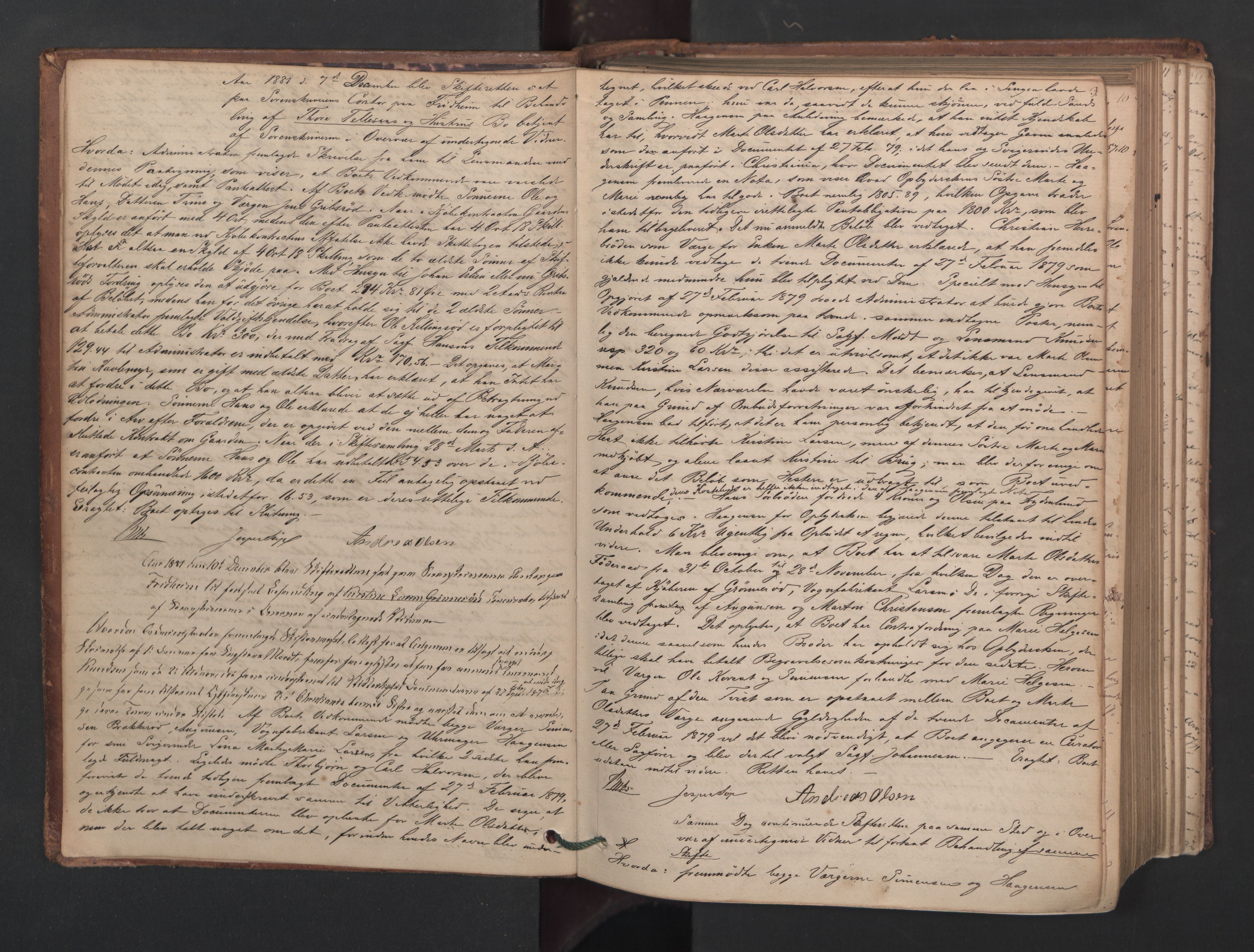 Idd og Marker sorenskriveri, AV/SAO-A-10283/H/Hd/L0004: Skifteforhandlingsprotokoll, 1881-1895, p. 2b-3a