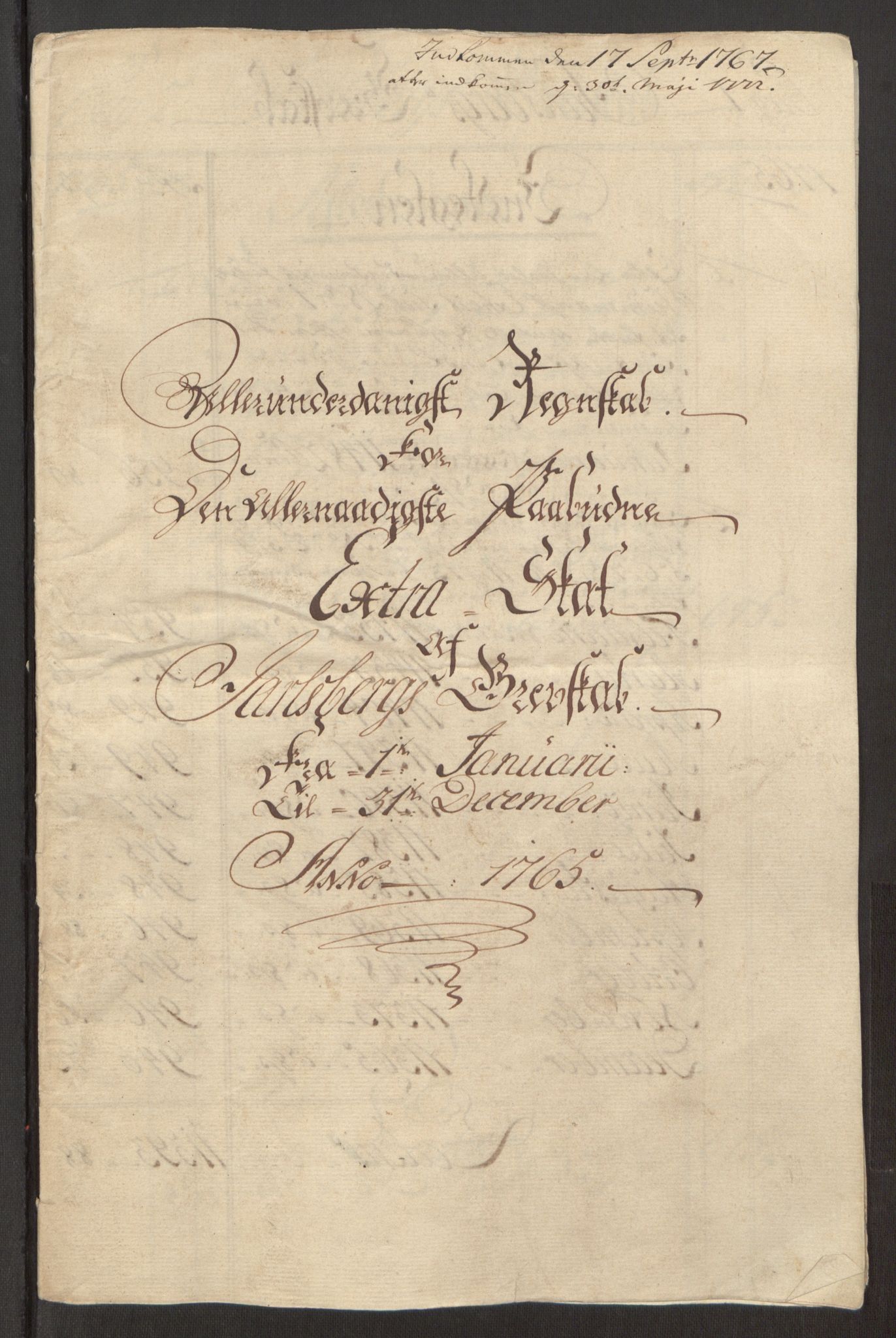 Rentekammeret inntil 1814, Reviderte regnskaper, Fogderegnskap, AV/RA-EA-4092/R32/L1960: Ekstraskatten Jarlsberg grevskap, 1762-1772, p. 71