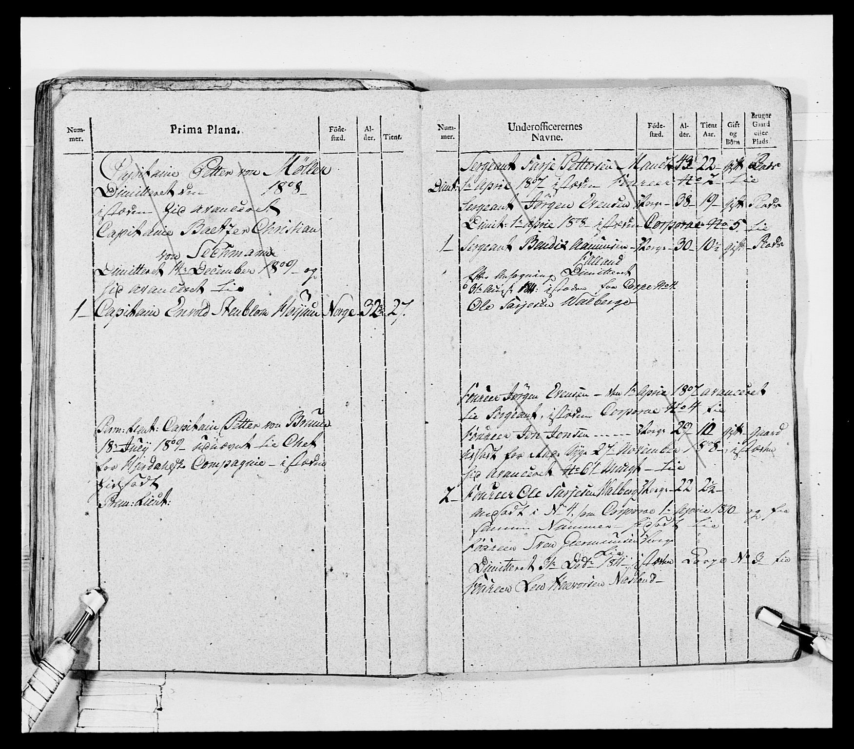 Generalitets- og kommissariatskollegiet, Det kongelige norske kommissariatskollegium, AV/RA-EA-5420/E/Eh/L0116: Telemarkske nasjonale infanteriregiment, 1810, p. 406