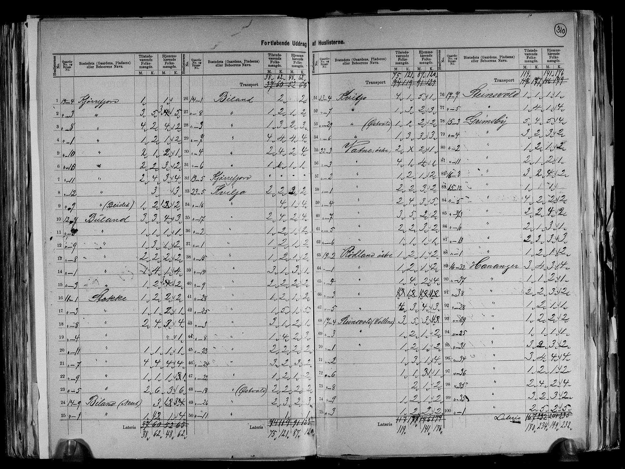 RA, 1891 census for 1041 Vanse, 1891, p. 17